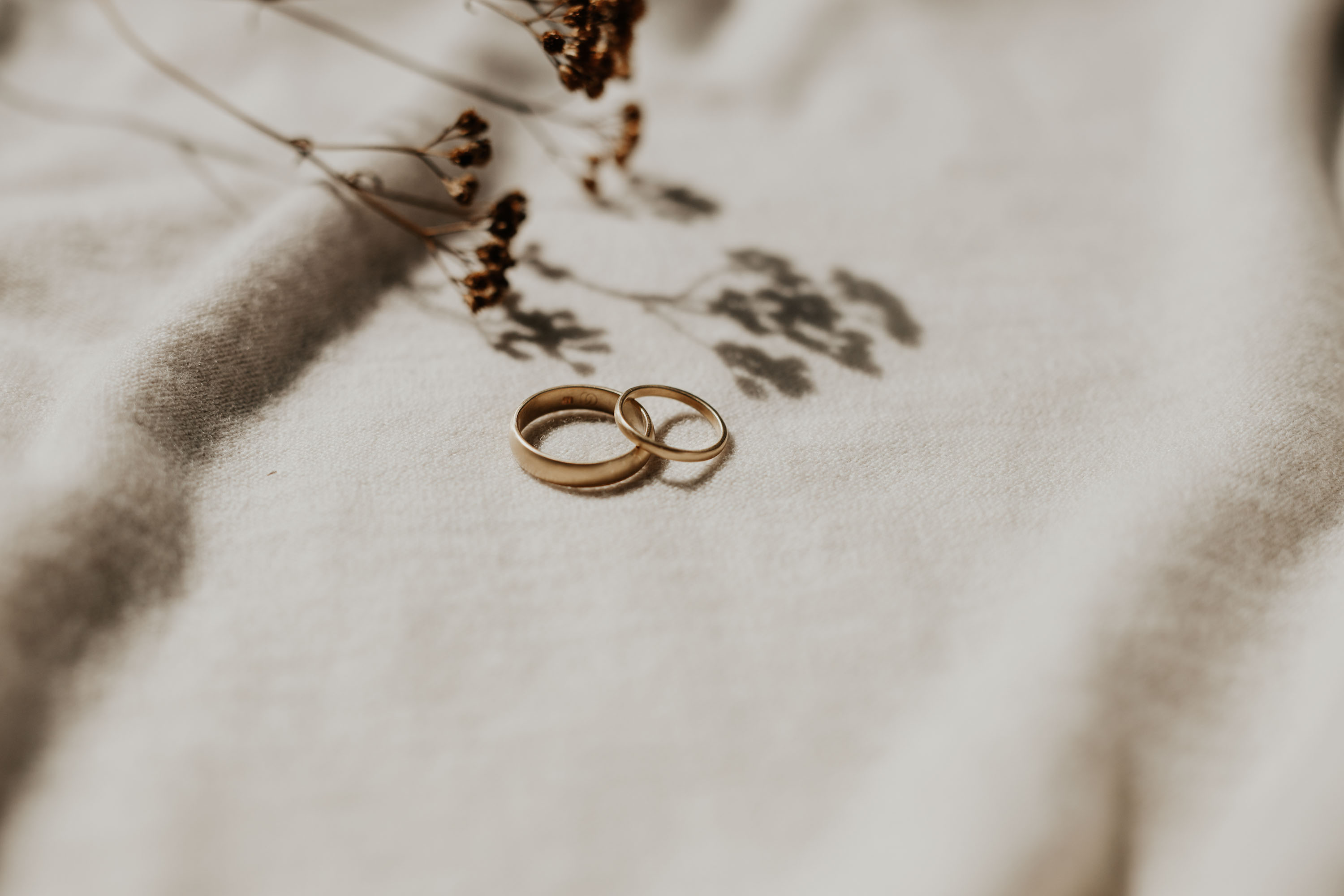 Wedding rings from Good Gold.