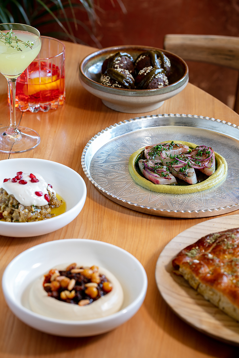 Dishes from Gemmayze Sreet’s jeeb menu. Photo / Babiche Martens