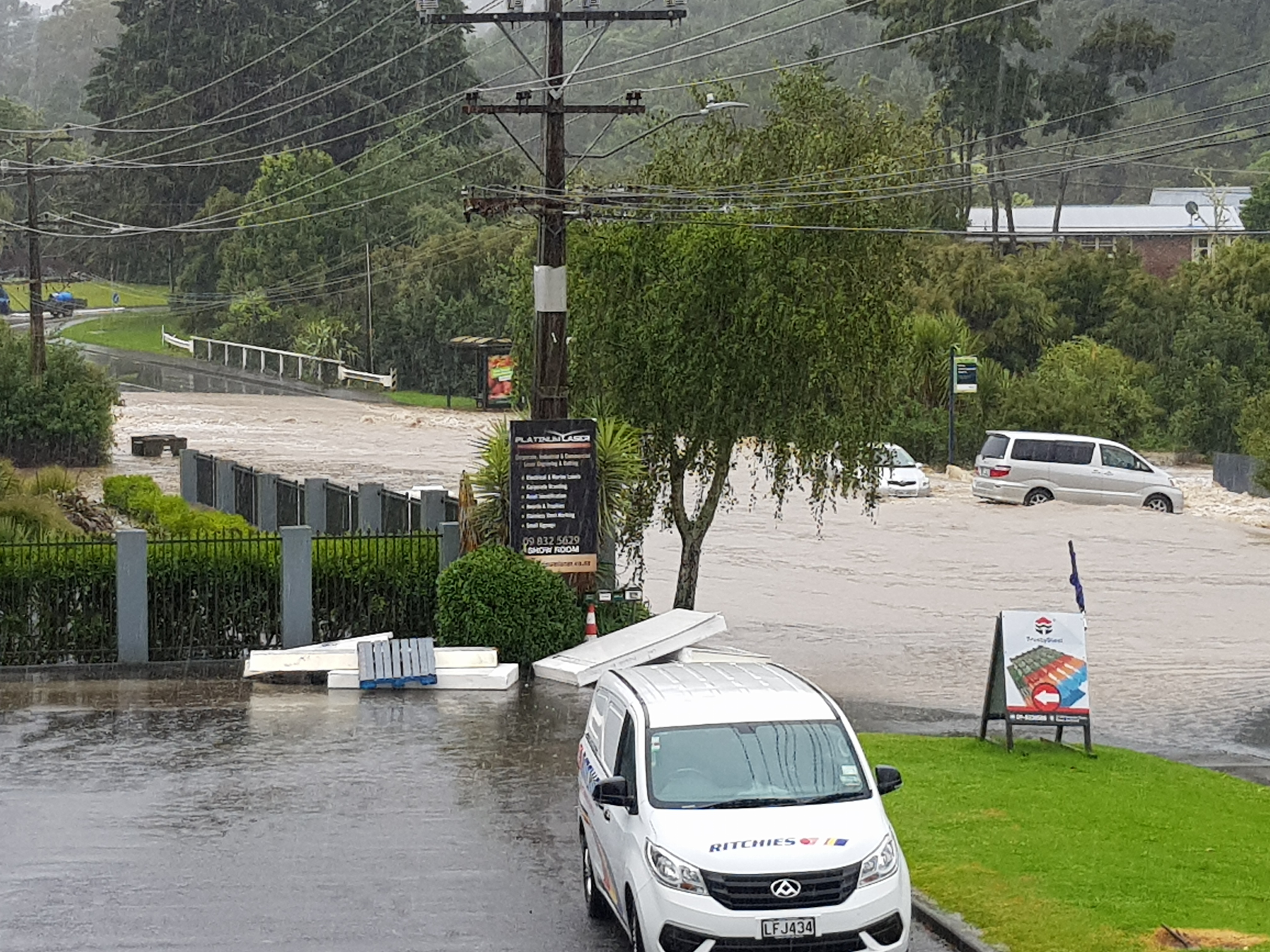 Auckland Anniversary weekend weather Flooding power cuts