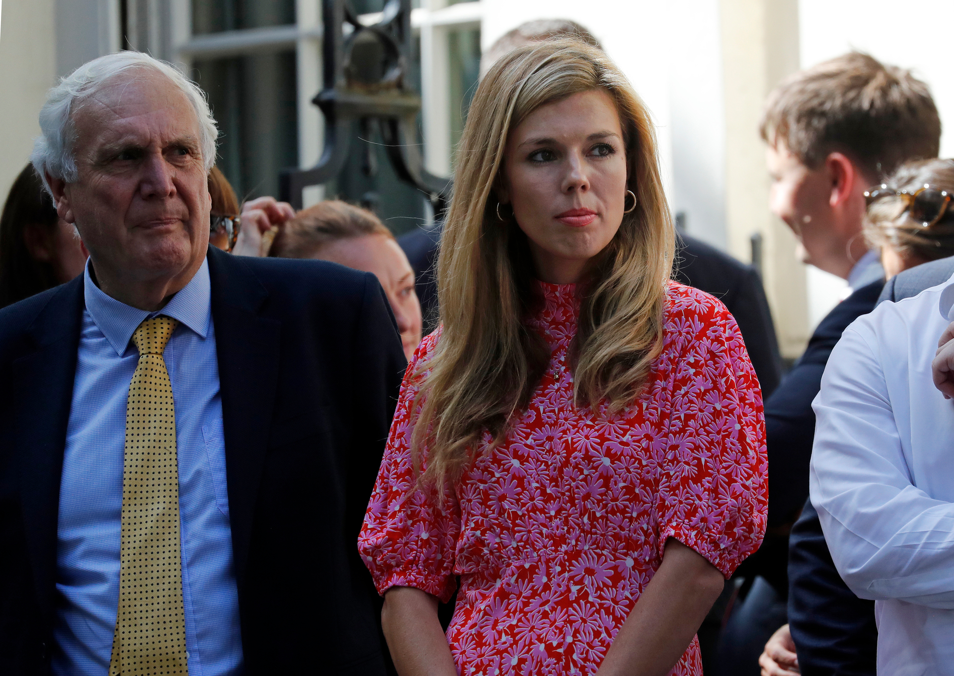 Carrie Symonds the girlfriend of Boris Johnson is expected to move into 10 Downing St with him. Photo / AP