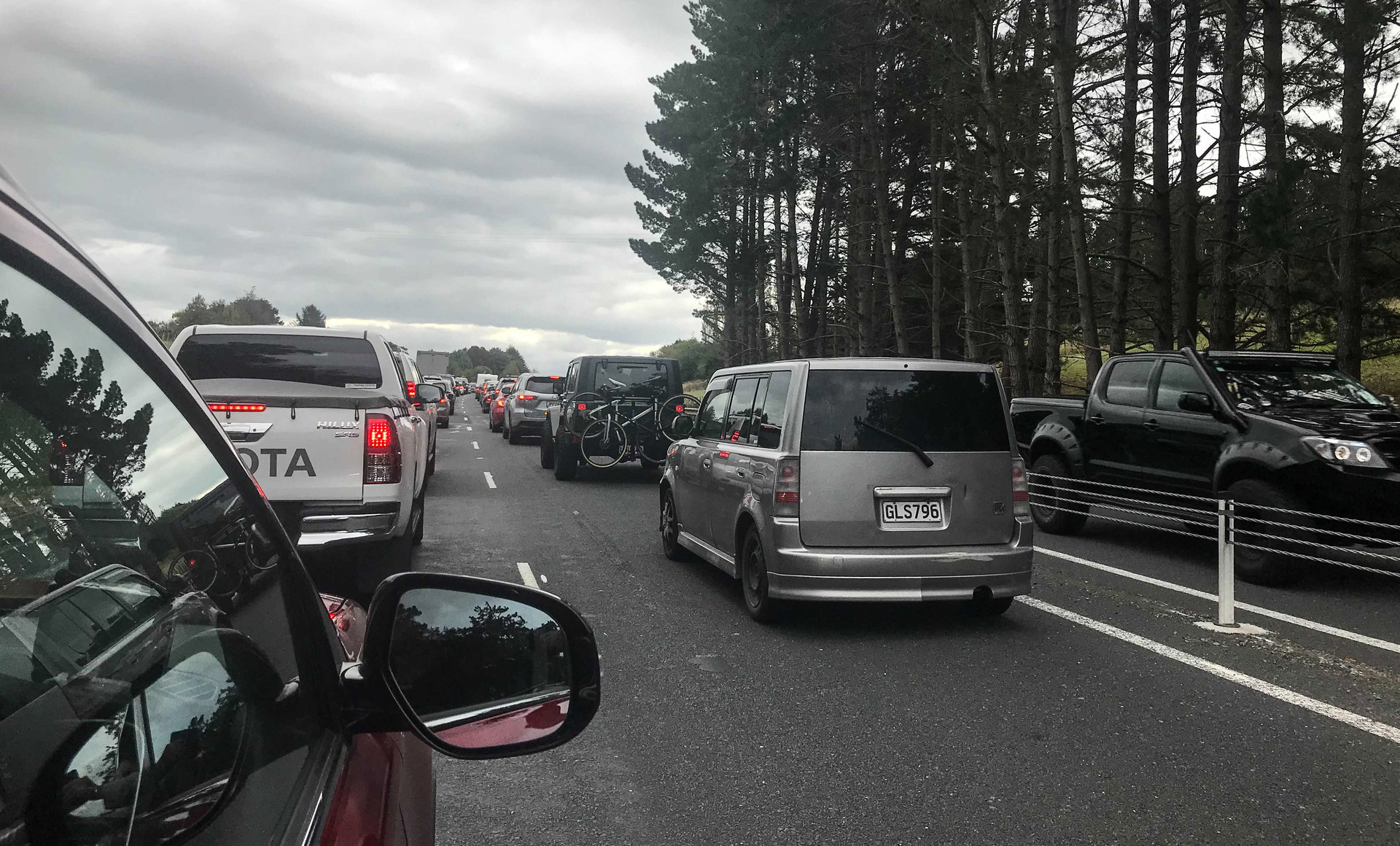 Heavy traffic northbound near Cambridge. Photo / File