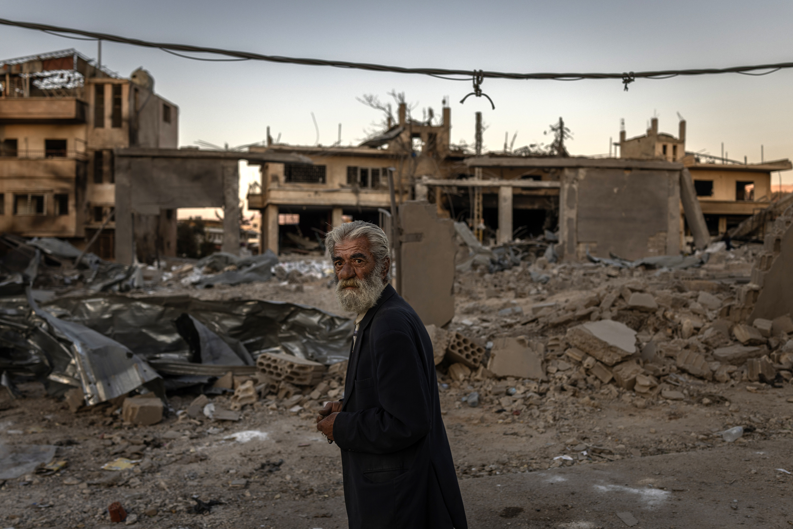 A man walks through the rubble following Israeli airstrikes in Baalbek, Lebanon. Photo / Diego Ibarra Sánchez, The New York Times