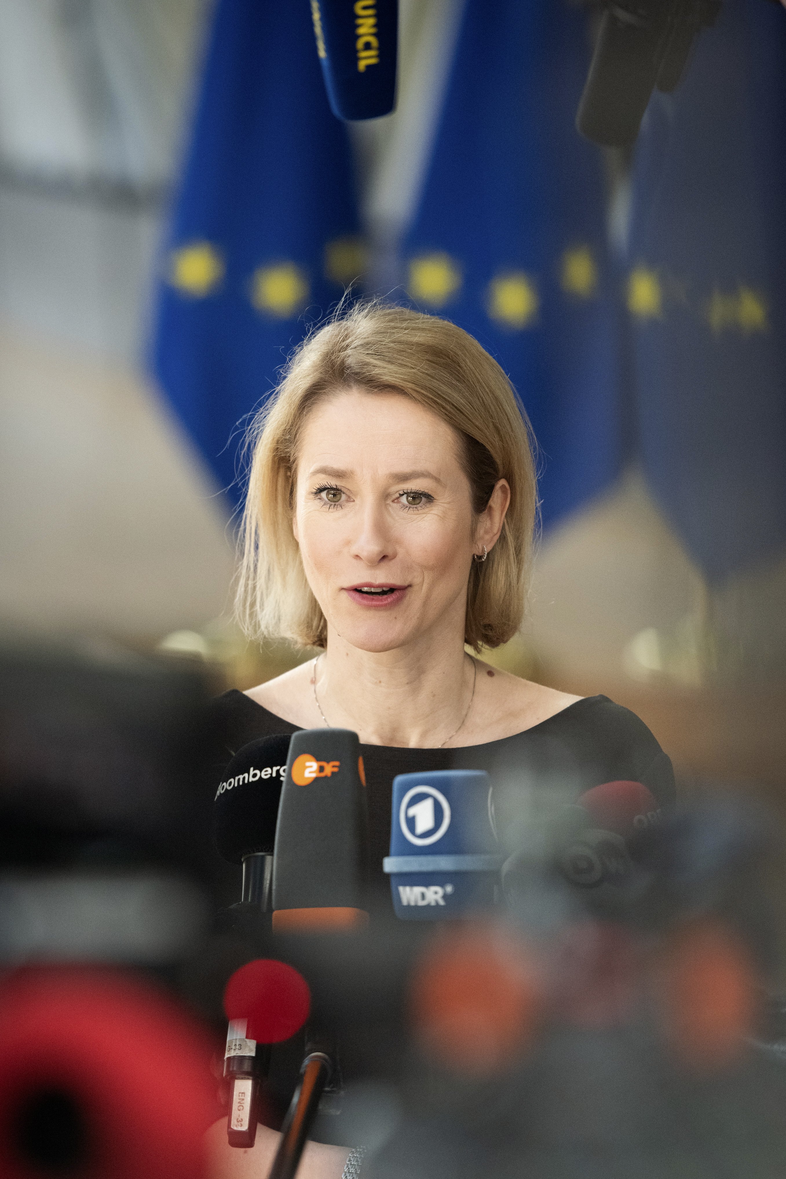 Estonia's prime minister Kaja Kallas is also on the wanted list. Photo / AP