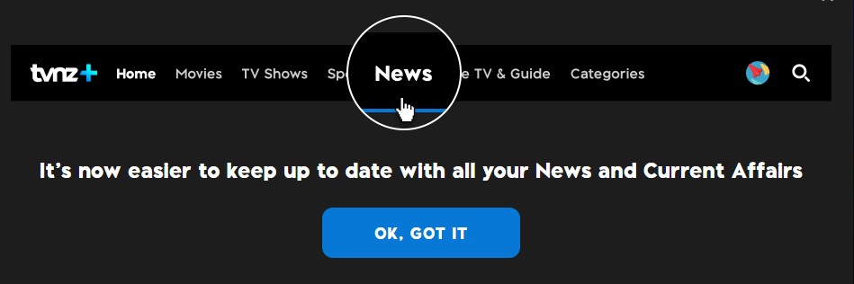TVNZ+ has recently tweaked its menu to accommodate a fairly important ingredient.
