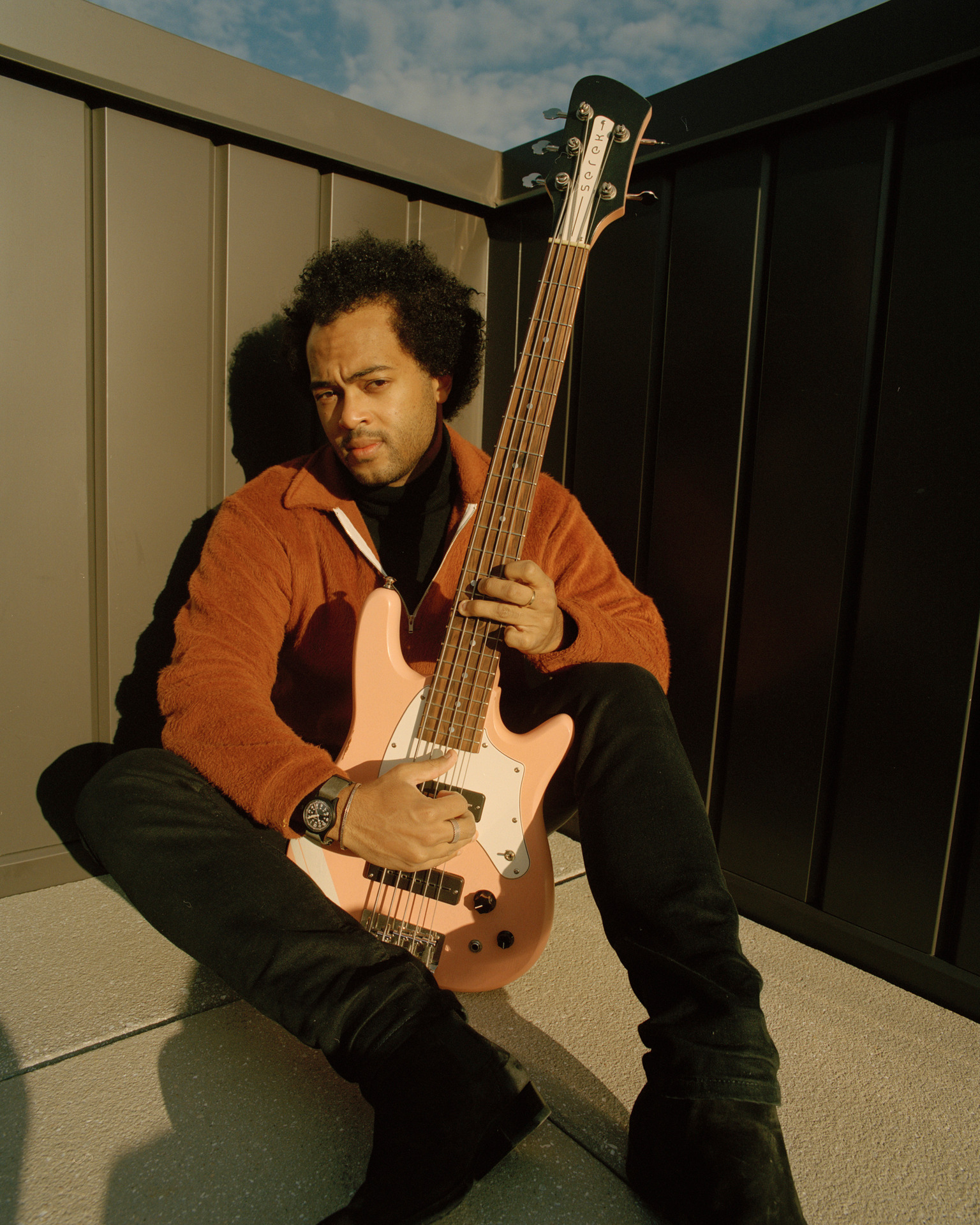 During the time off, Bobby Wooten III, a bassist in the show's orchestra, created an Instagram video project exploring history through a Black and Puerto Rican lens. Photo / Nathan Bajar, NY Times