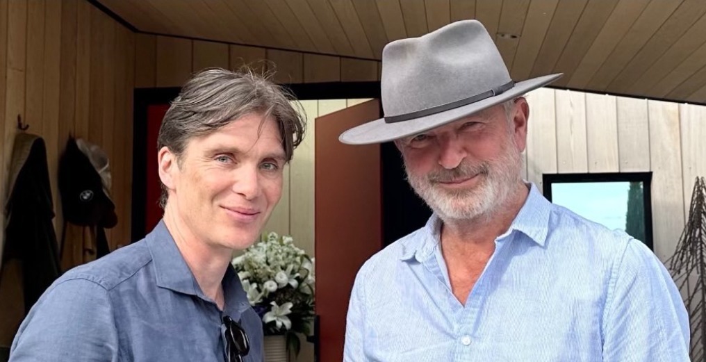  Sam Neill posed in Los Angeles with his former Peaky Blinders co-star Cillian Murphy. Photo / Instagram