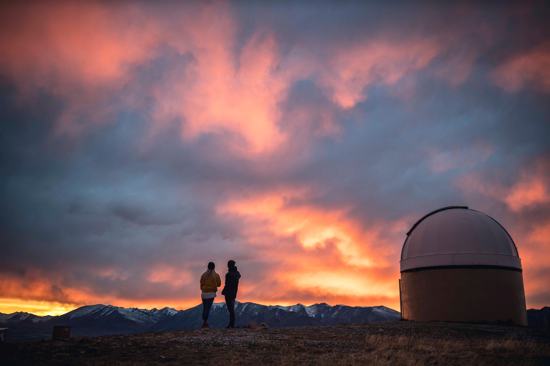 As well as a great camping spot, Lake Tekapo is in the Aoraki Mackenzie International Dark Sky Reserve, making it one of the best spots in the world for stargazing. Photo / Miles Holden