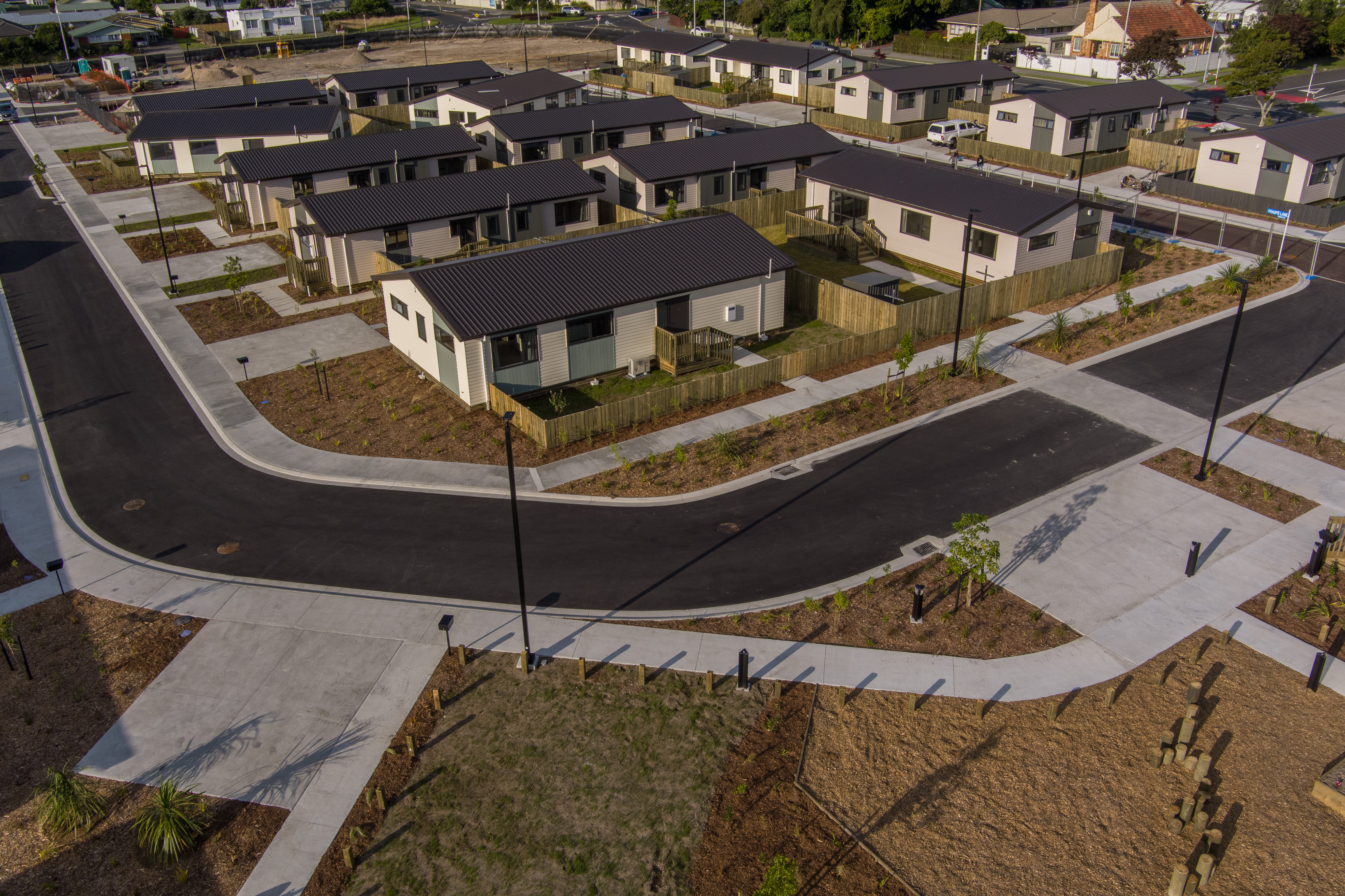 The Kāinga Ora site on the corner of Ranolf St and Malfroy Rd.