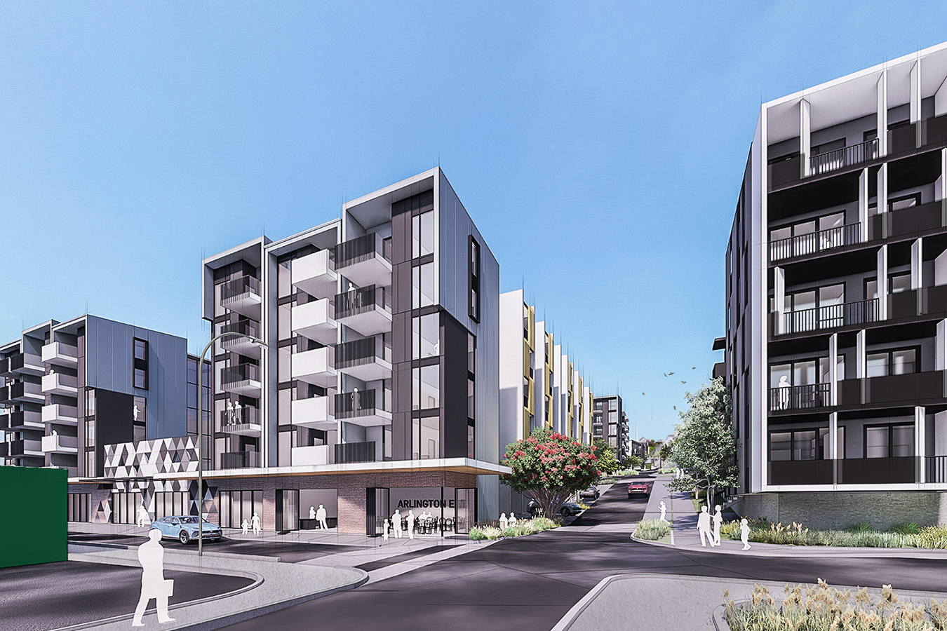 An architectural mock-up of the previous Arlington design. Photo / Stapleton Elliott
