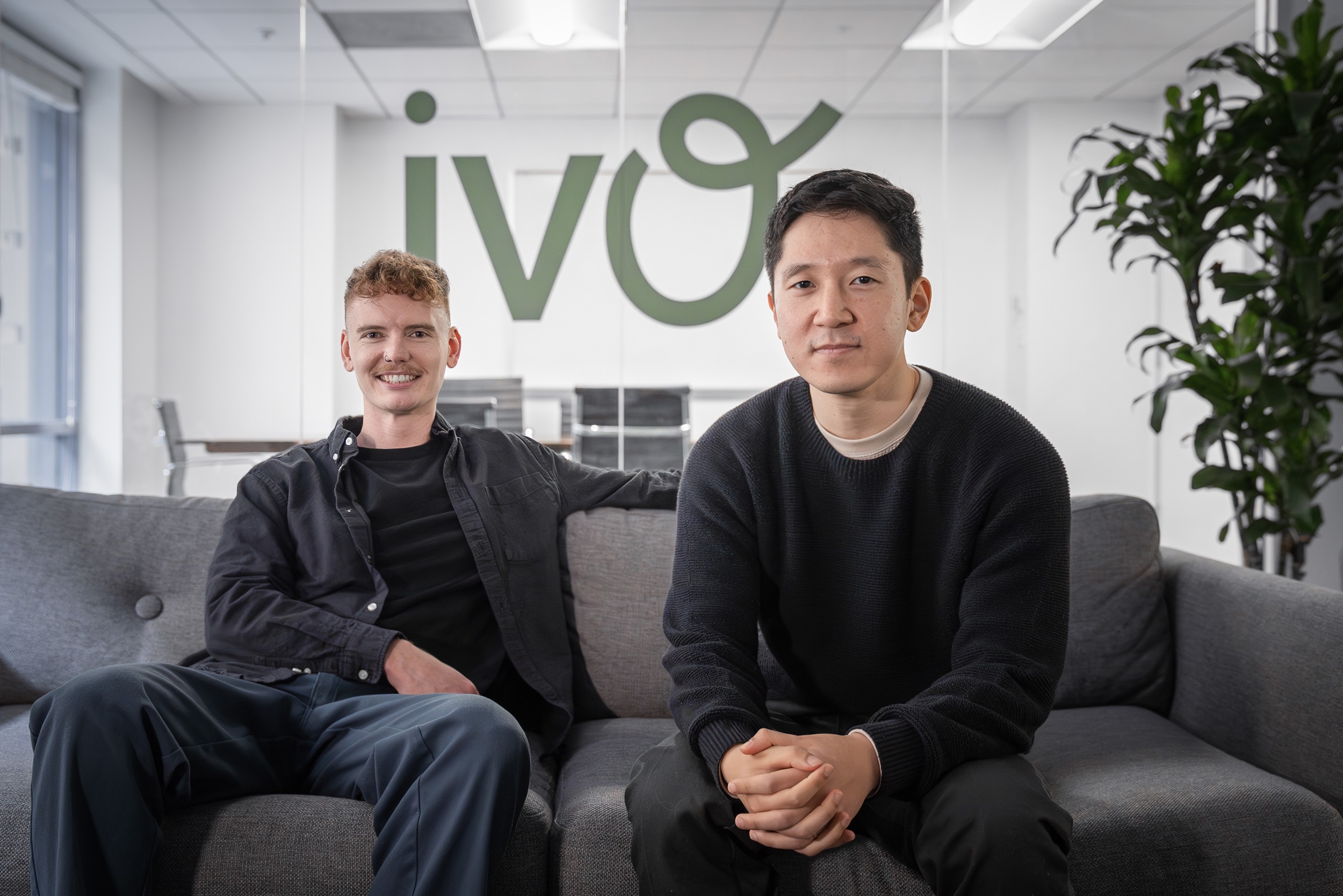 Ivo chief technology officer Jacob Duligall (left) and chief executive Min-Kyu Jung.