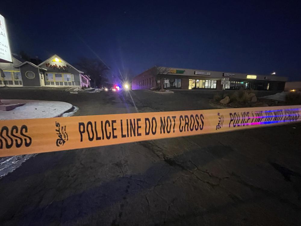 Crime tape is set up near a gay nightclub in Colorado Springs. Photo / AP