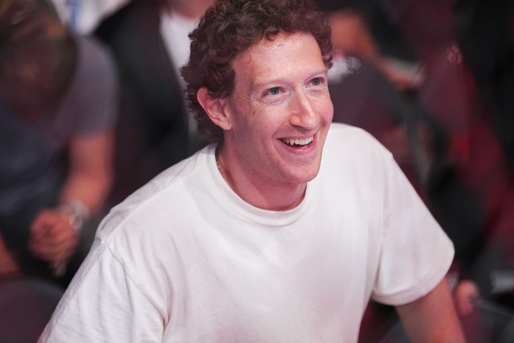 Last week, Mark Zuckerberg told investors that a recent push to engage more 18 to 29-year-olds had been bearing fruit. Photo / Jeff Bottari, Zuffa LLC via Getty Images