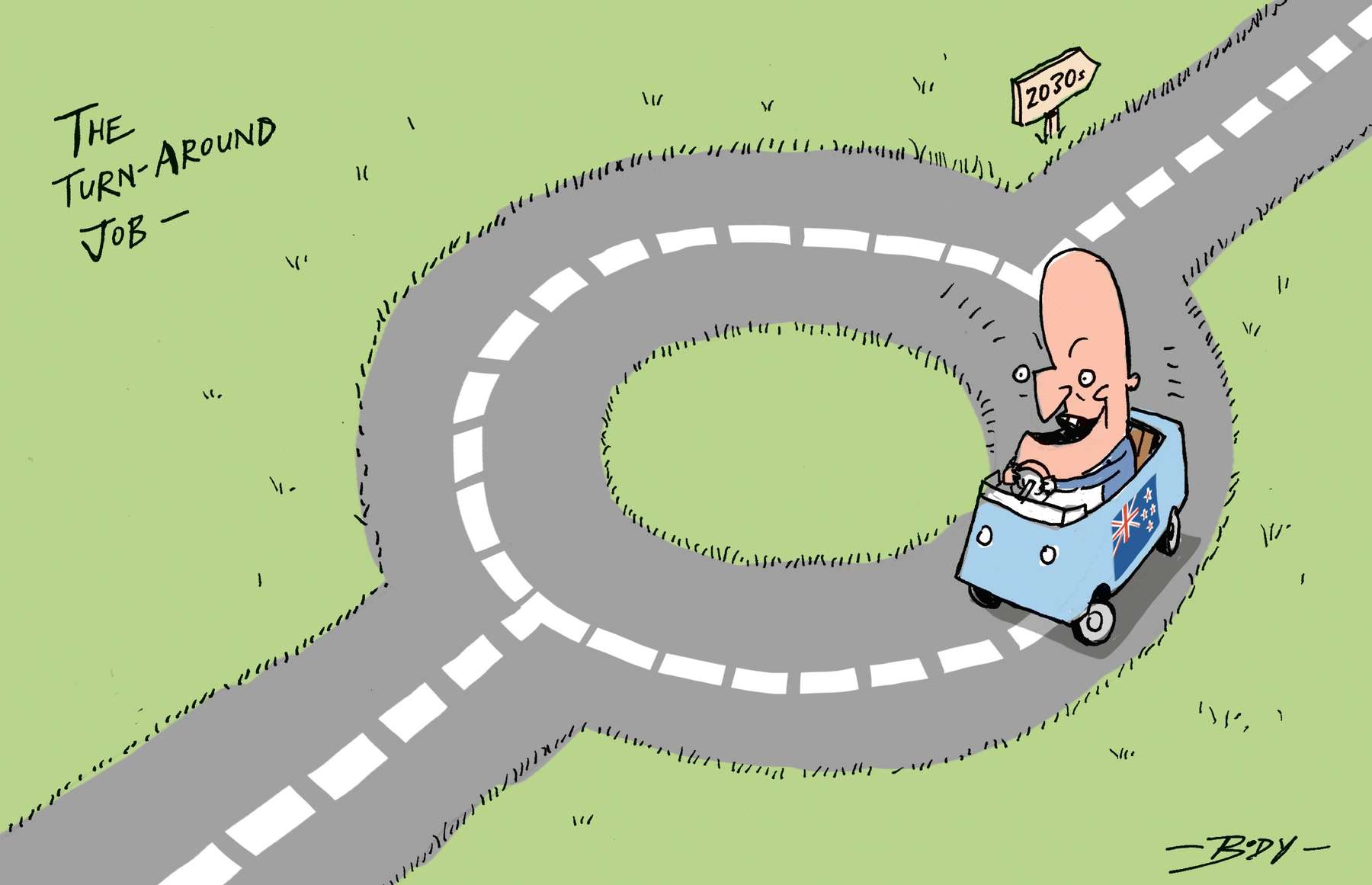 Claire Trevett political column cartoon august 3 2024 Illustration / Guy Body