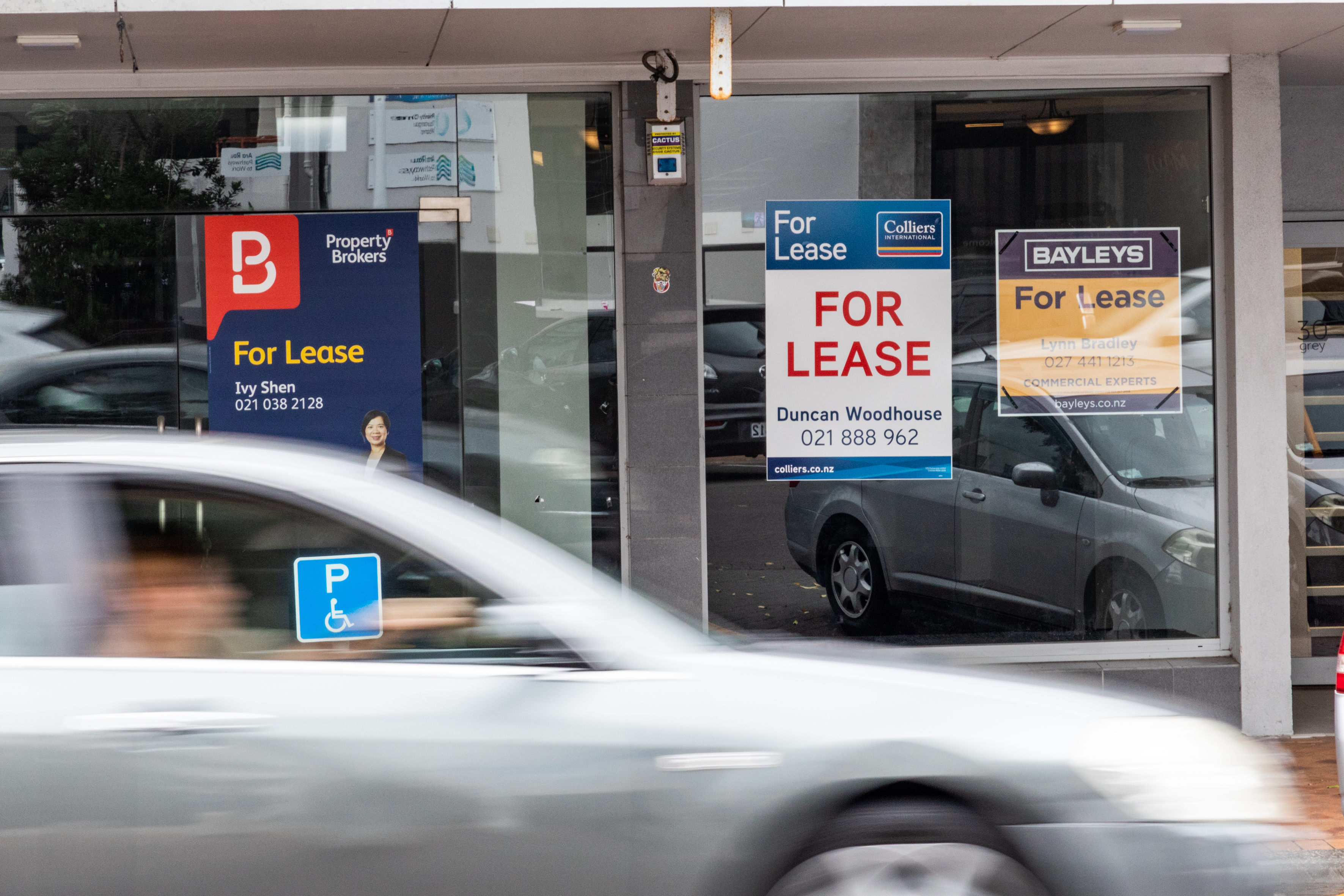 Commercial and retail premises up for lease in Tauranga CBD in 2023. Photo / Alex Cairns