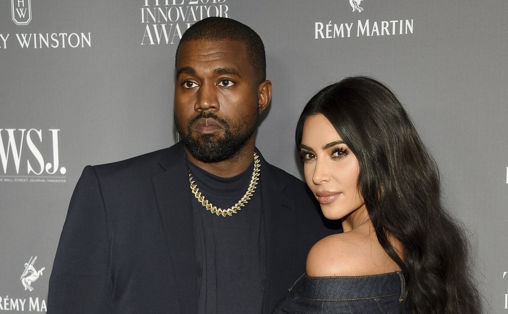 Kanye West allegedly shared intimate photos of his ex wife, Kim Kardashian. Photo / AP