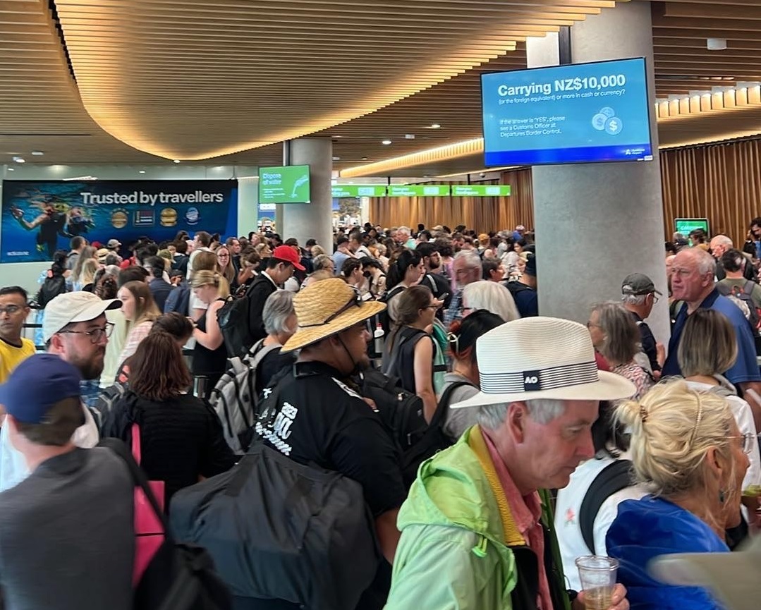 Departing passengers at Auckland Airport said delays and long queues were not a 'one off'.