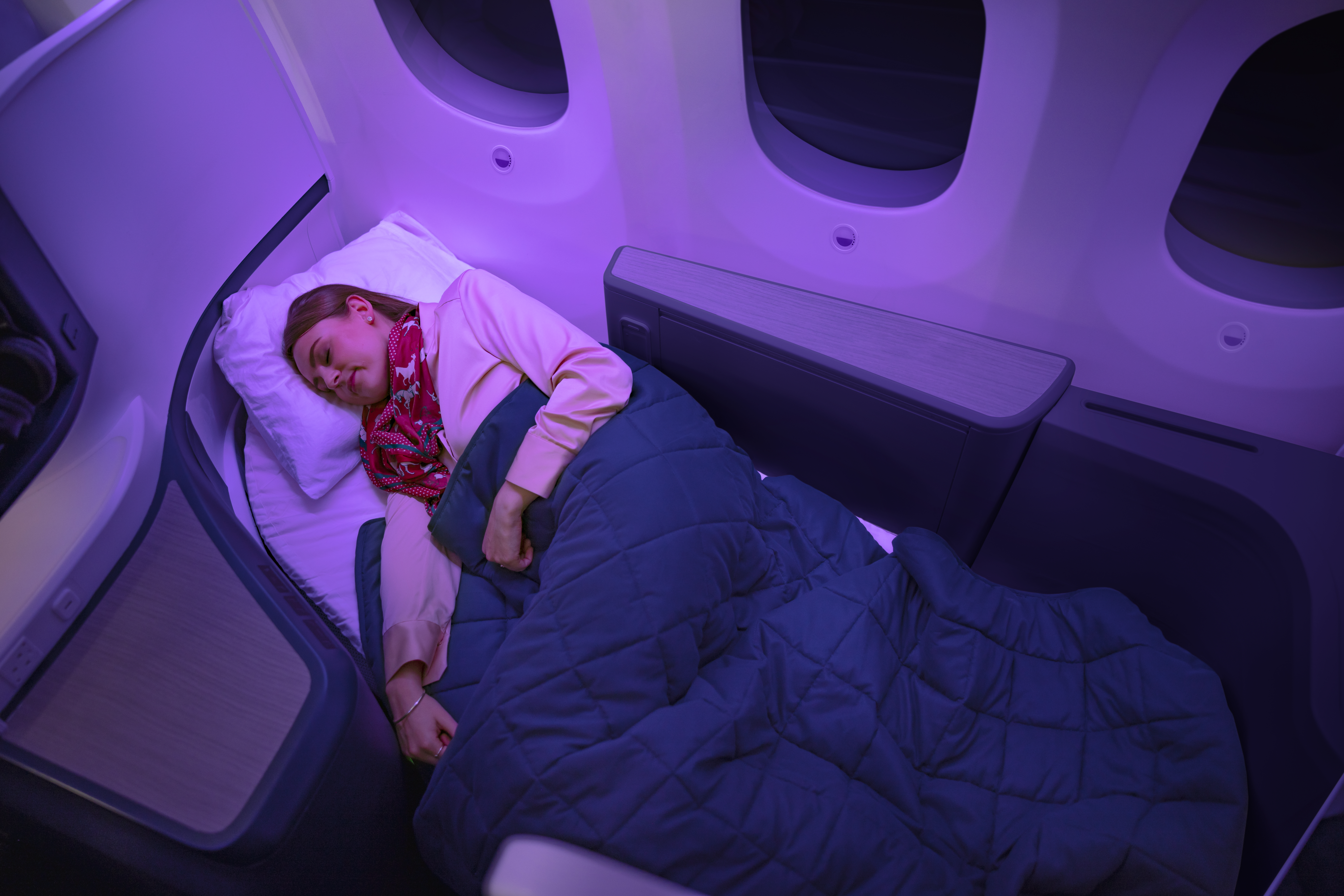The Business Premier Luxe should allow passengers to get a decent night's sleep, the airline says. Photo / Air NZ