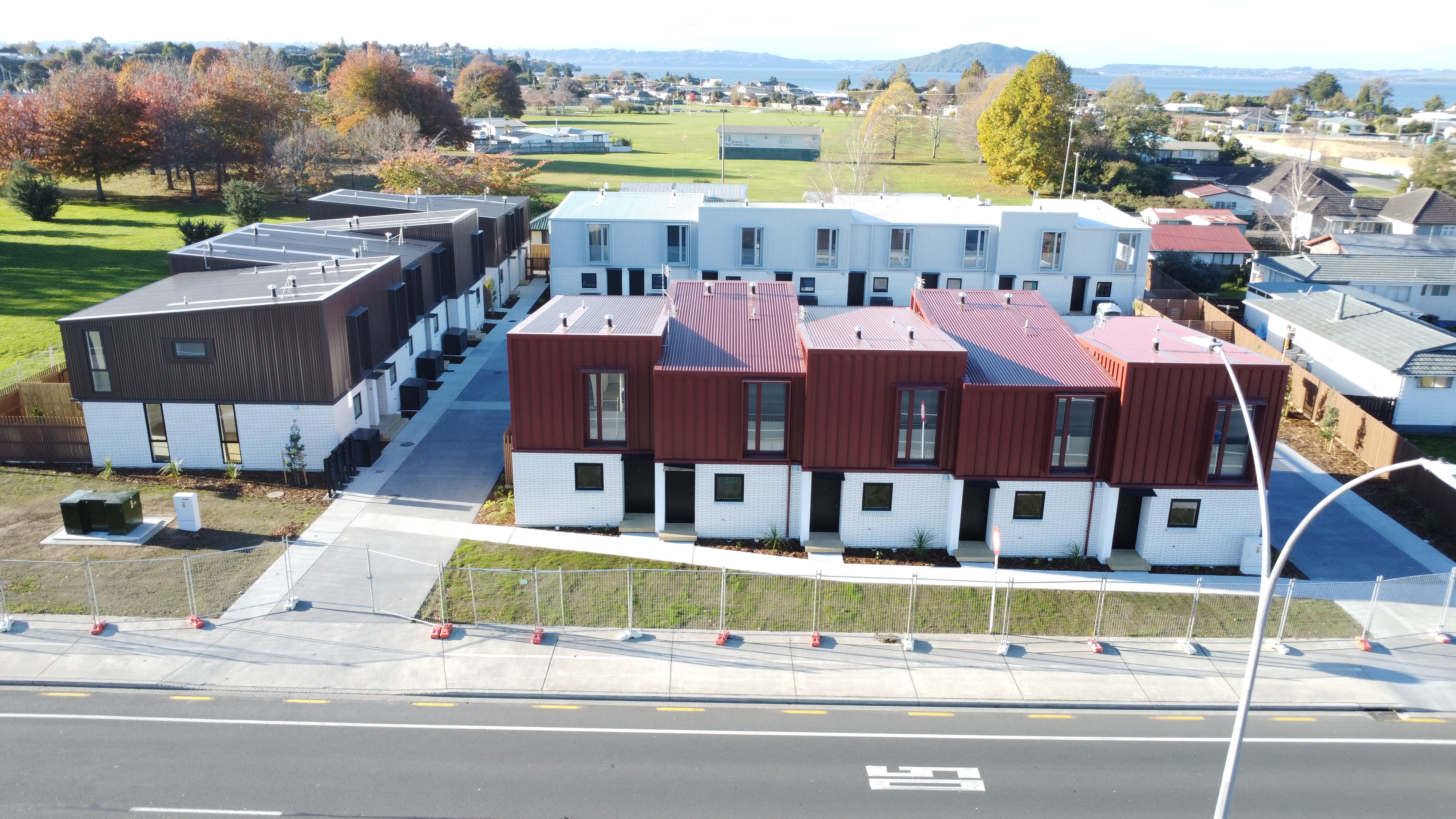 Twenty new two and three-bedroom Kāinga Ora apartments are on Lake Rd. Photo / Supplied