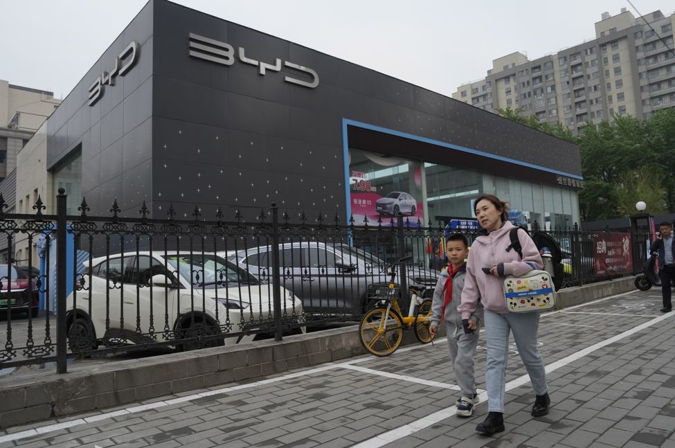 BYD, which stands for Build Your Dreams, could be a nightmare for the US car industry. Photo / AP