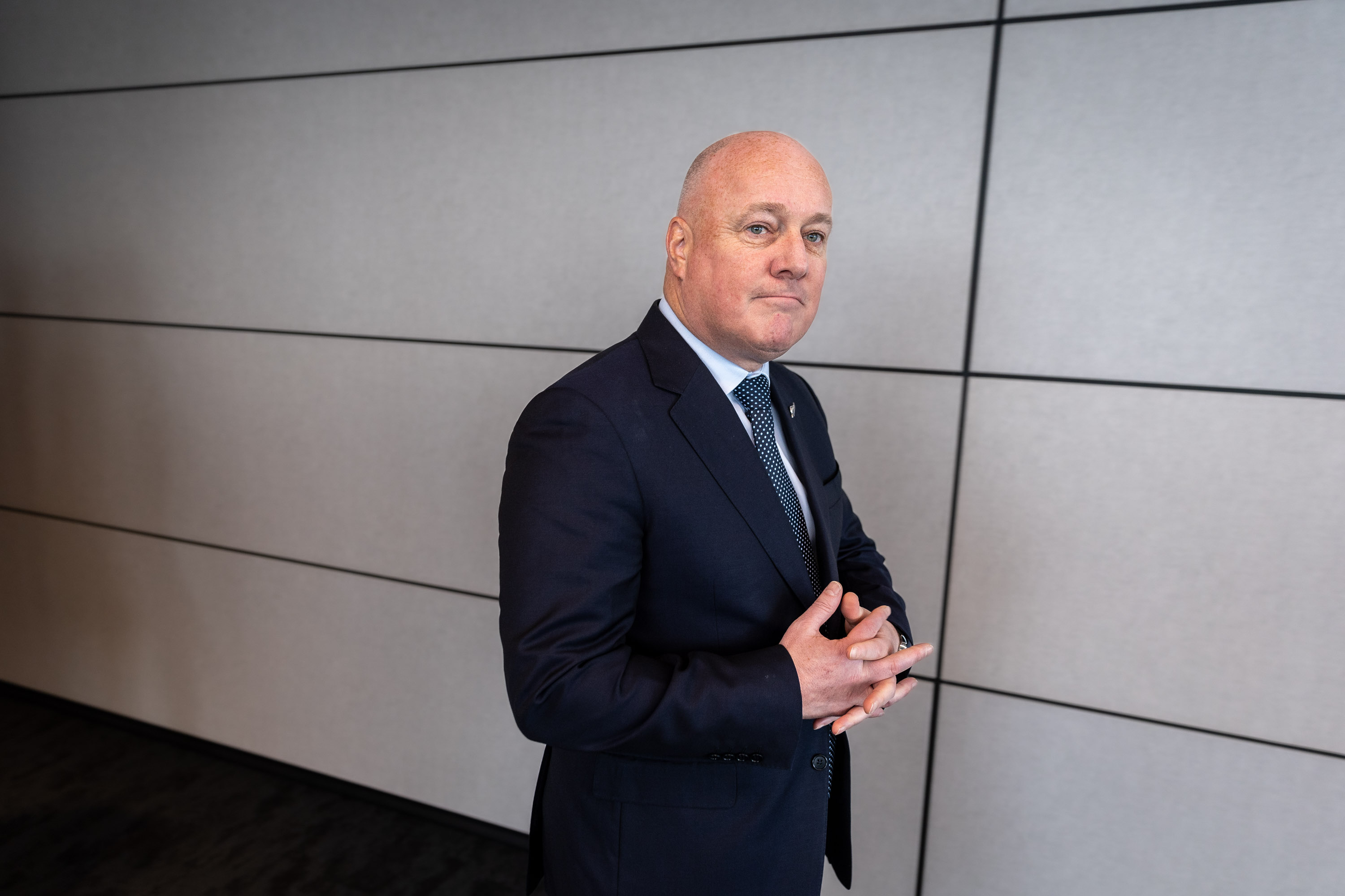 Prime Minister Christopher Luxon has a passion for education. Photo / Michael Craig