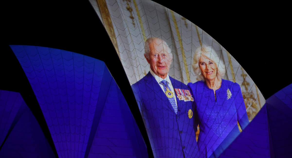 The Sydney Opera House was illuminated on October 18 to officially welcome King Charles and Queen Camilla and mark the King's first visit to Australia as Monarch. Photo / Getty Images