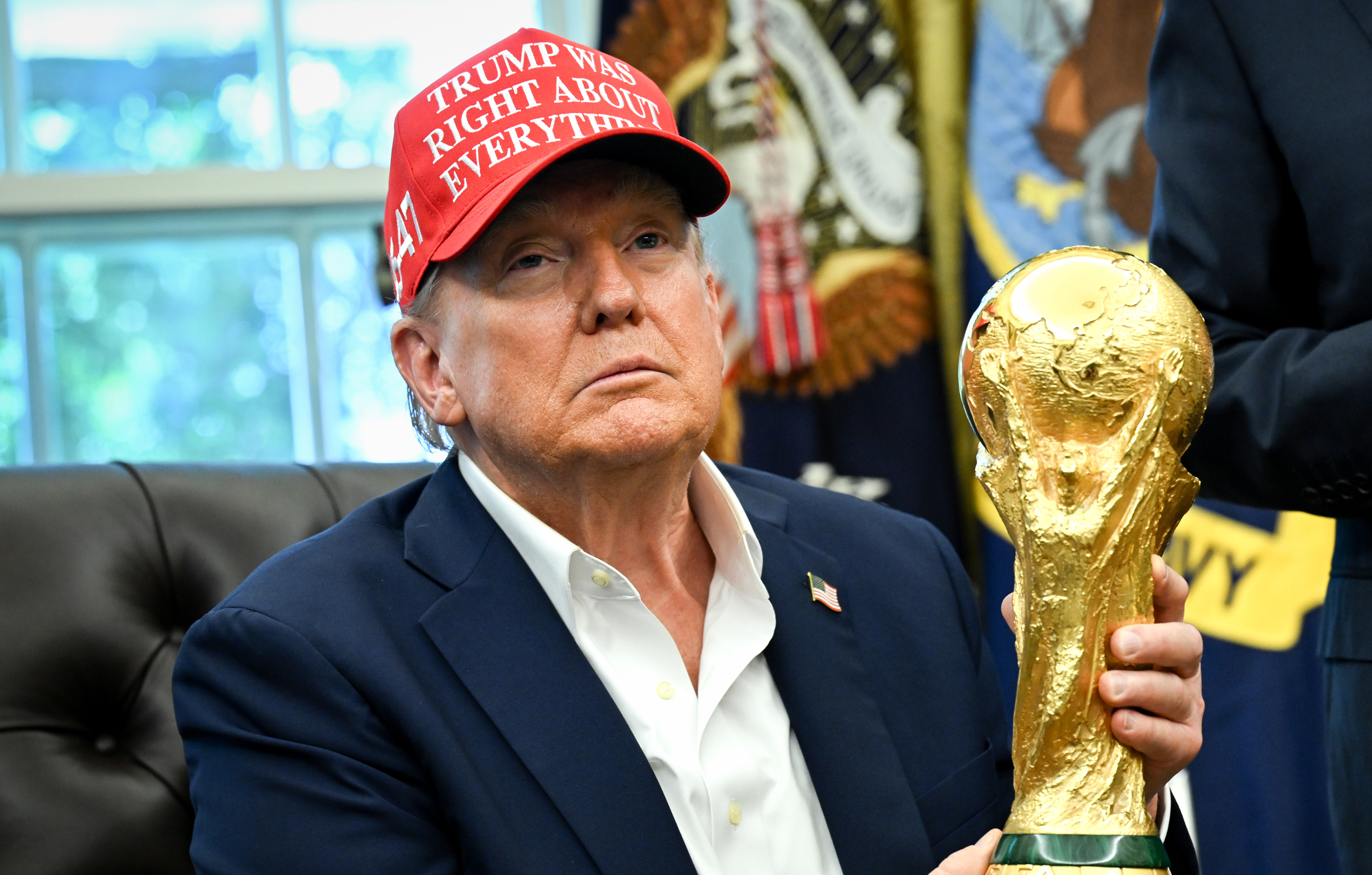 Donald Trump has said he would not pay the eye-watering prices for a ticket to this year’s Fifa World Cup. Photo / Getty Images