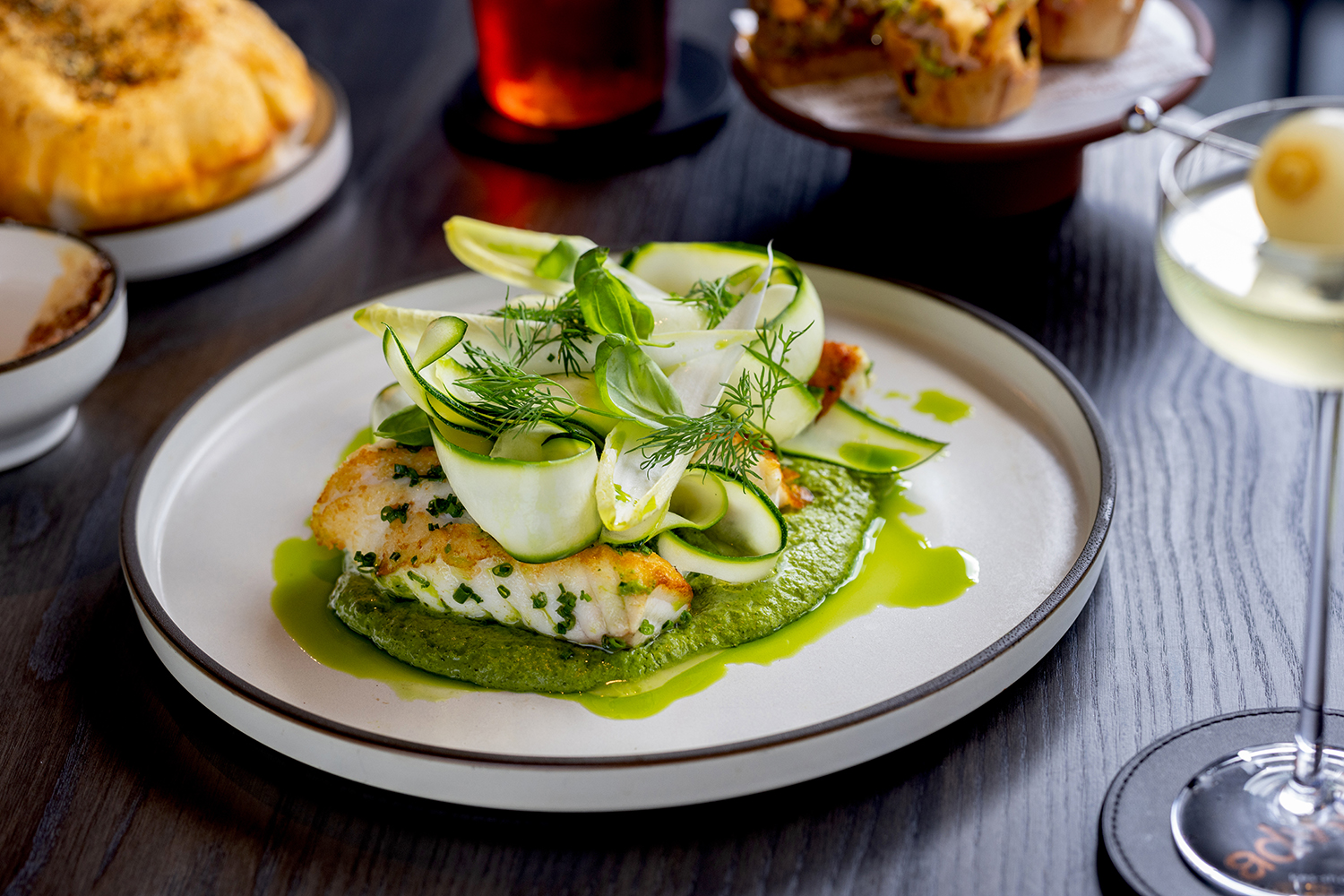 The fish of the day at Advieh restaurant, in the InterContinental Hotel in Commercial Bay. Photo / Babiche Martens