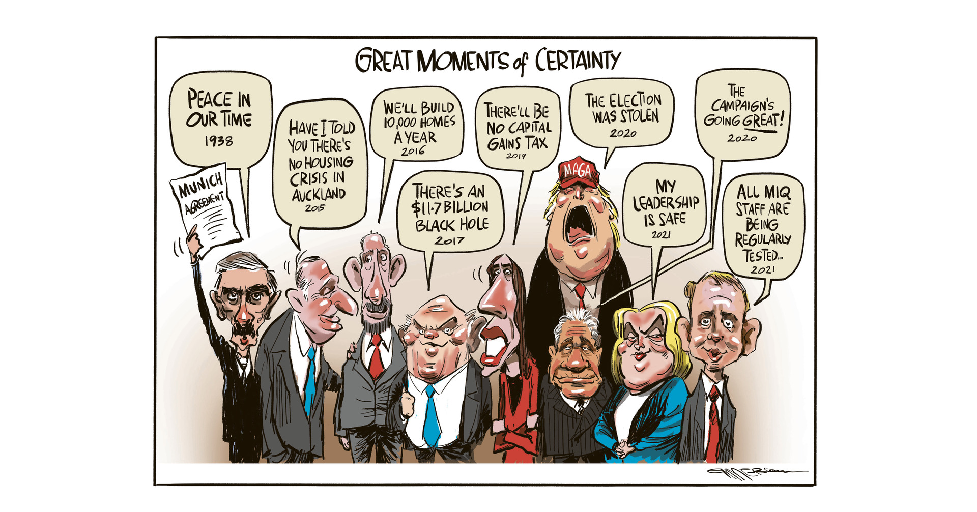 Rod Emmerson's cartoons: Week of April 12 - 18 - NZ Herald