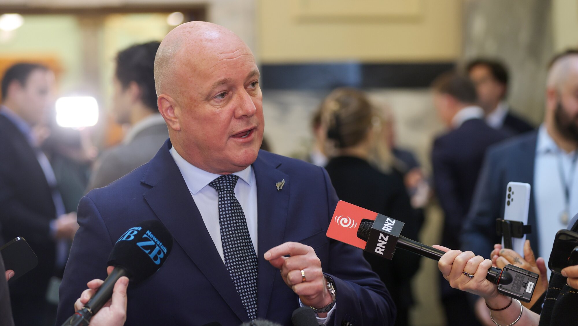 Prime Minister Christopher Luxon said the increase was necessary to attract talent. Photo / Mark Mitchell