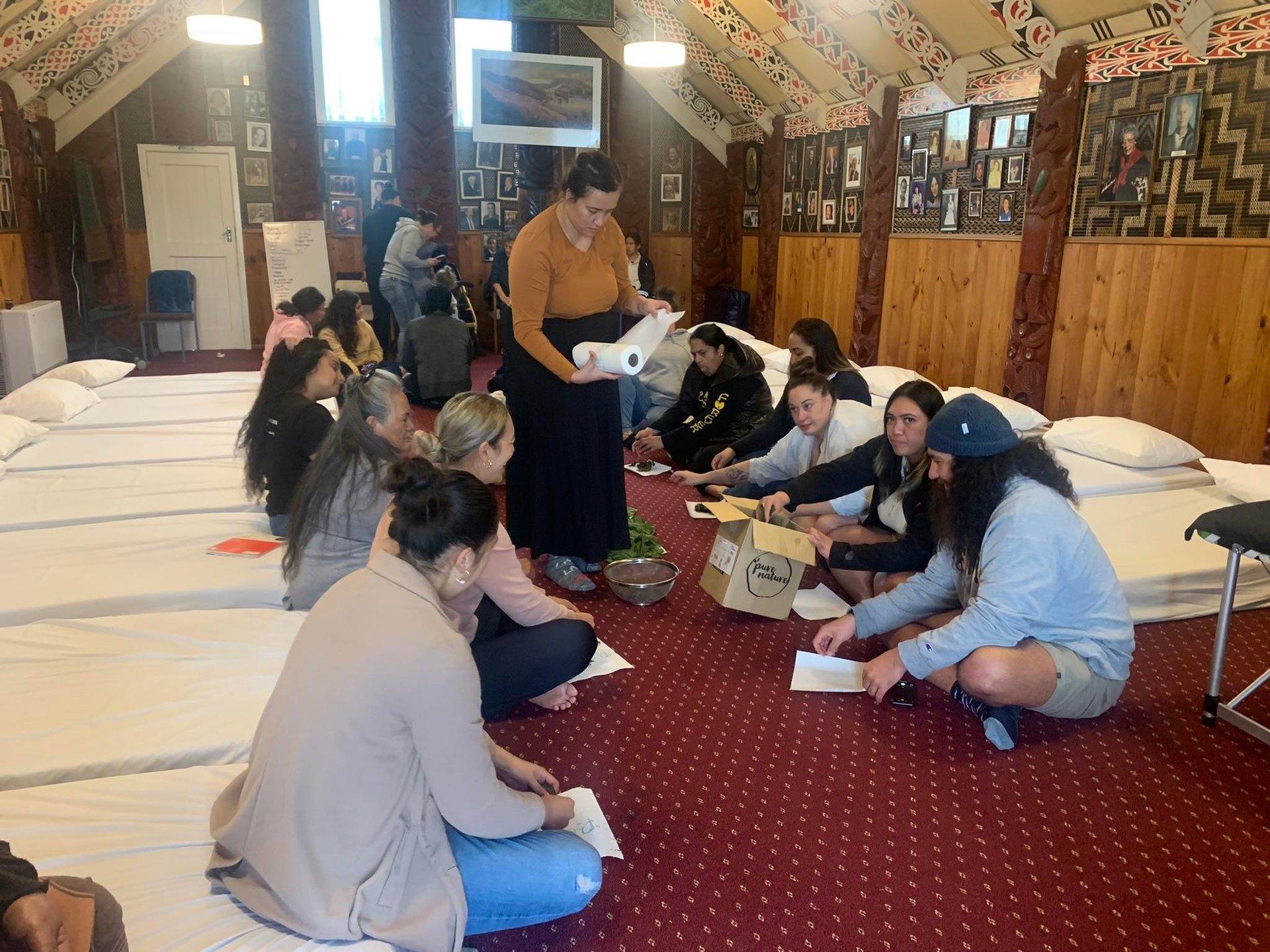 Te Arawa whānau preparing for Matariki. Photo / Supplied