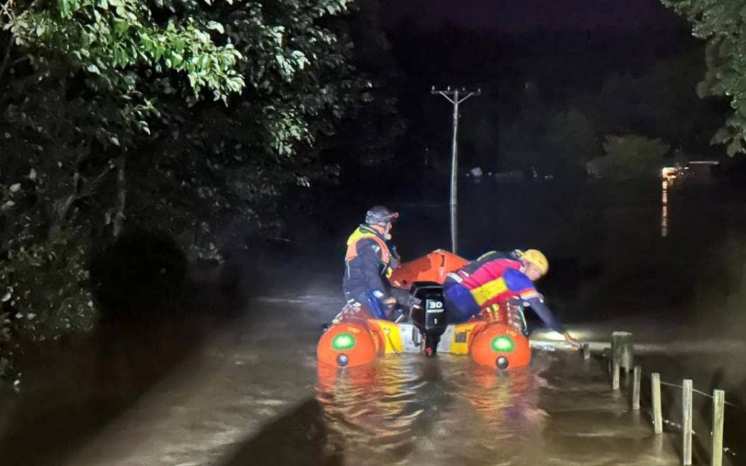Surf lifesavers were responsible for rescuing scores of people during the Auckland Anniversary weekend floods.  