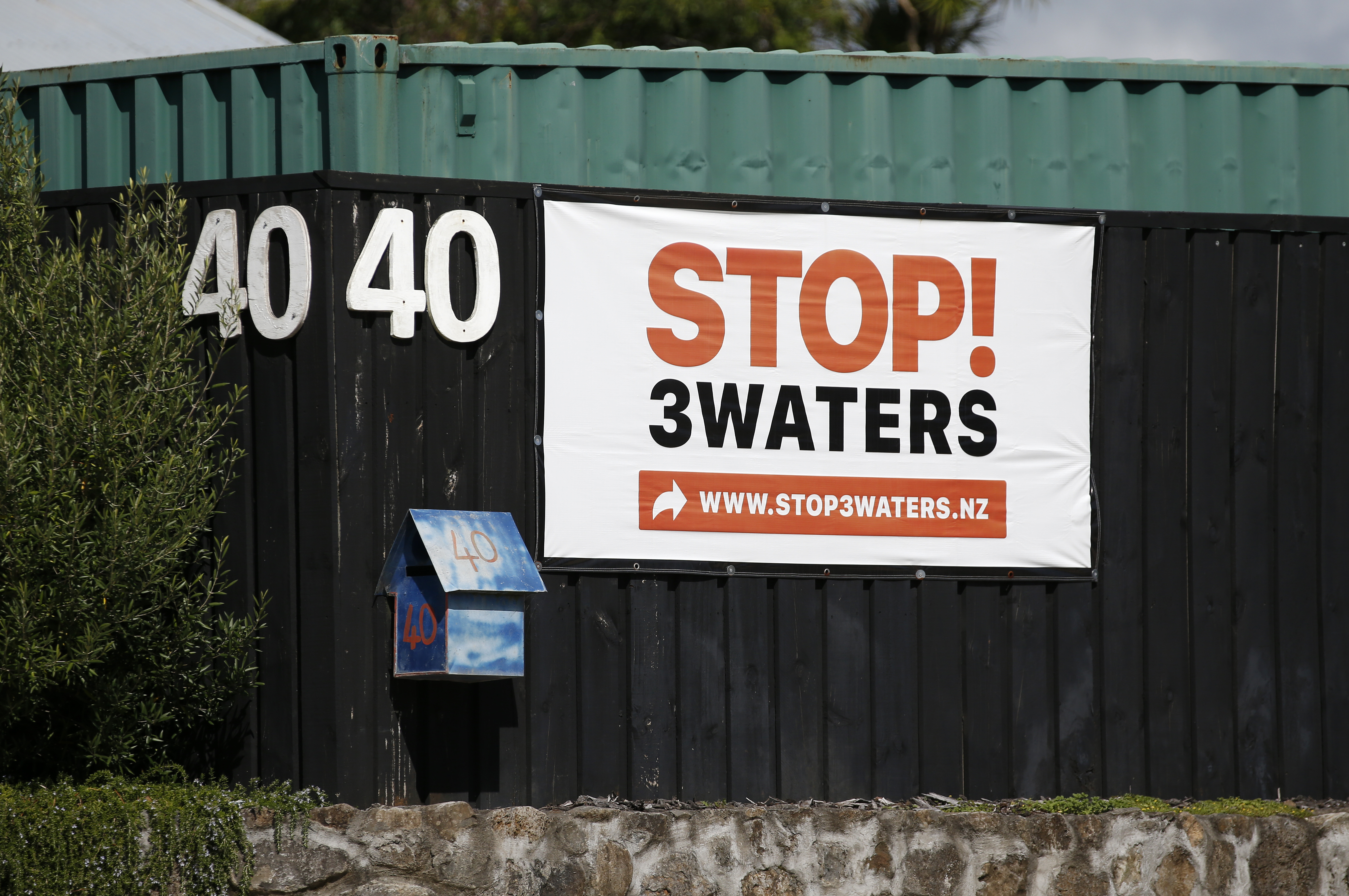 An anti-Three Waters sign on Whangārei Mayor Vince Cocurullo’s property shows he has been opposed to the controversial proposal from the start. He says the revamped Three Waters still won’t deliver what the region needs.