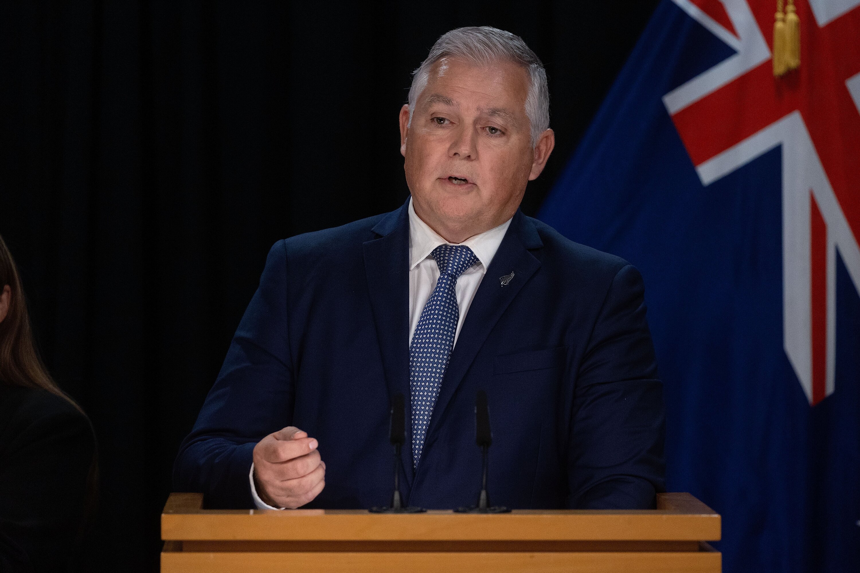 Police and Corrections Minister Mark Mitchell.