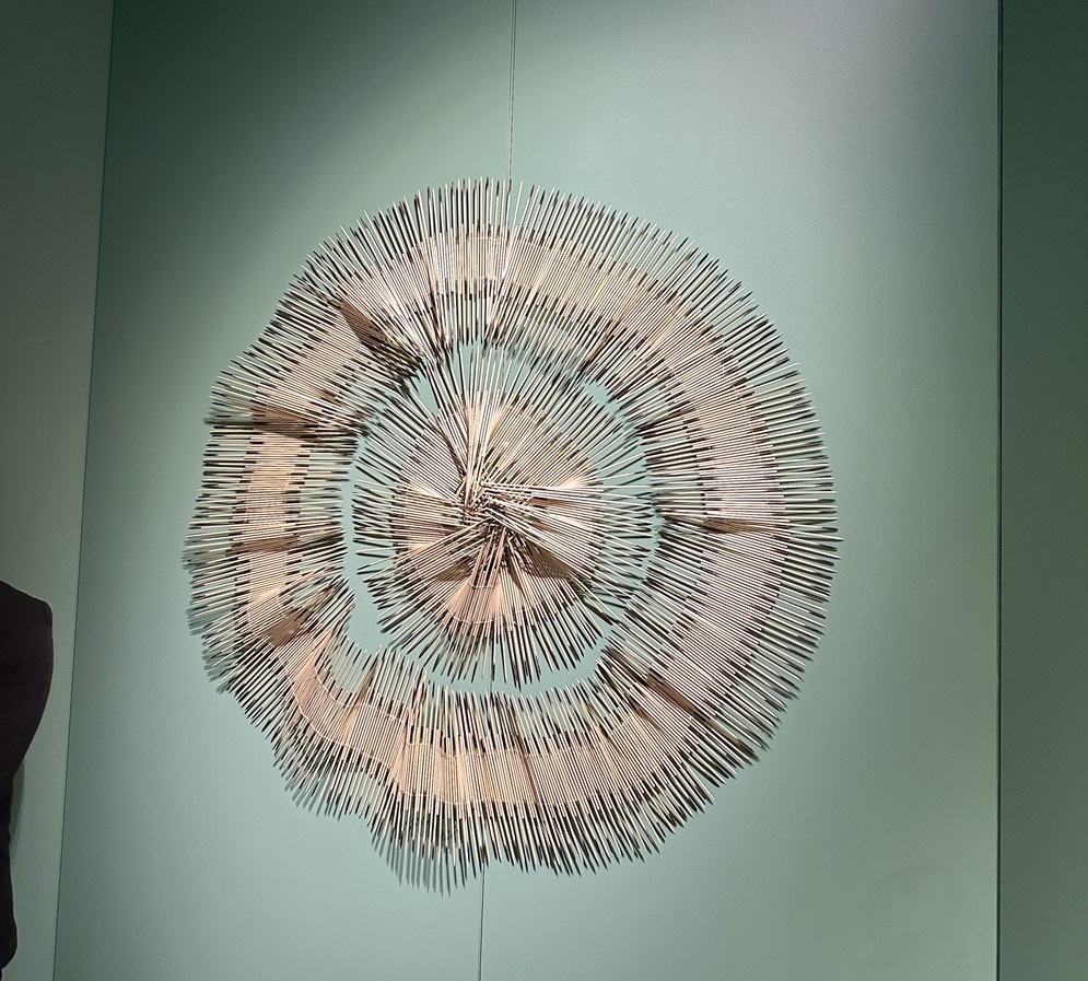 Cartier's commitment to supporting the local arts industries for every region it visits was on display during the High Jewellery Exhibition, with this intricate work from sculptor, installation and fibre artist Tracey Deep. Photo / Dan Ahwa