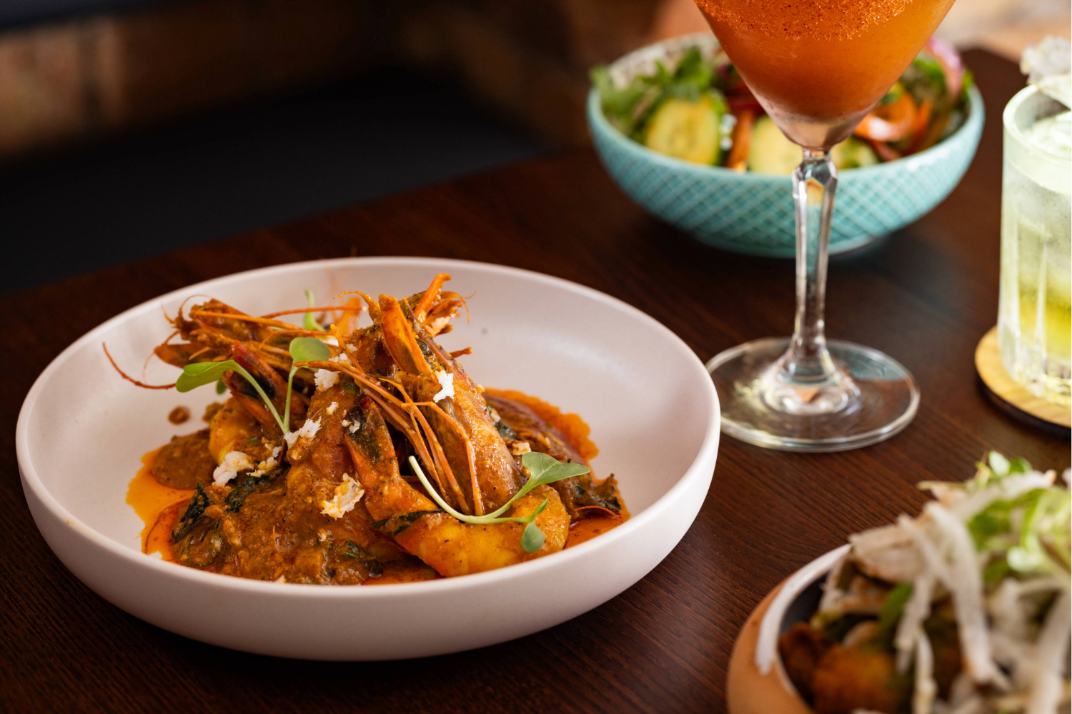The chingri malaikari on the menu at Goat. Photo / Babiche Martens