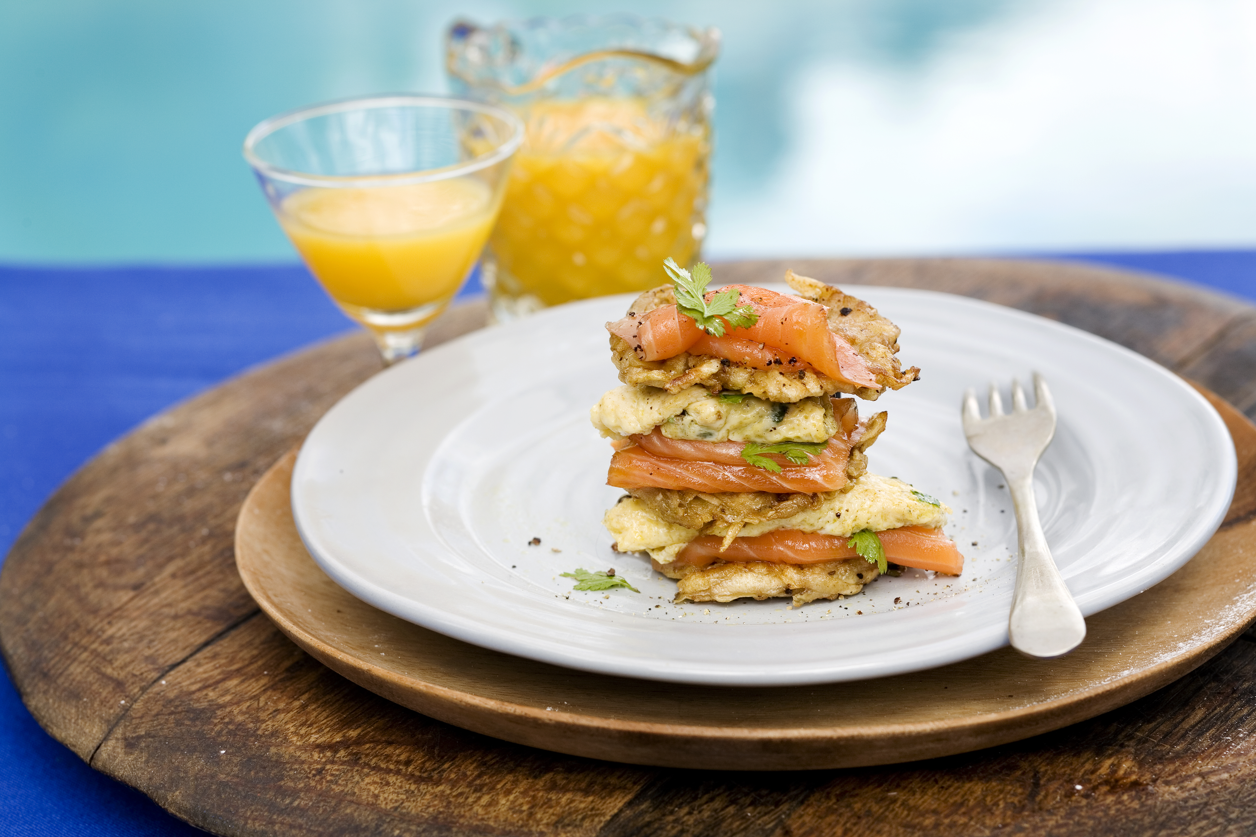Sometimes the Queen will have scrambled eggs with smoked salmon for breakfast.