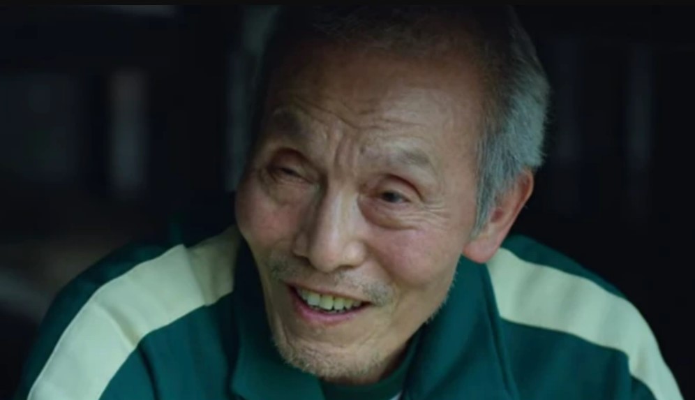 Korean actor Oh Yeong-su in Squid Games. Photo / Netflix