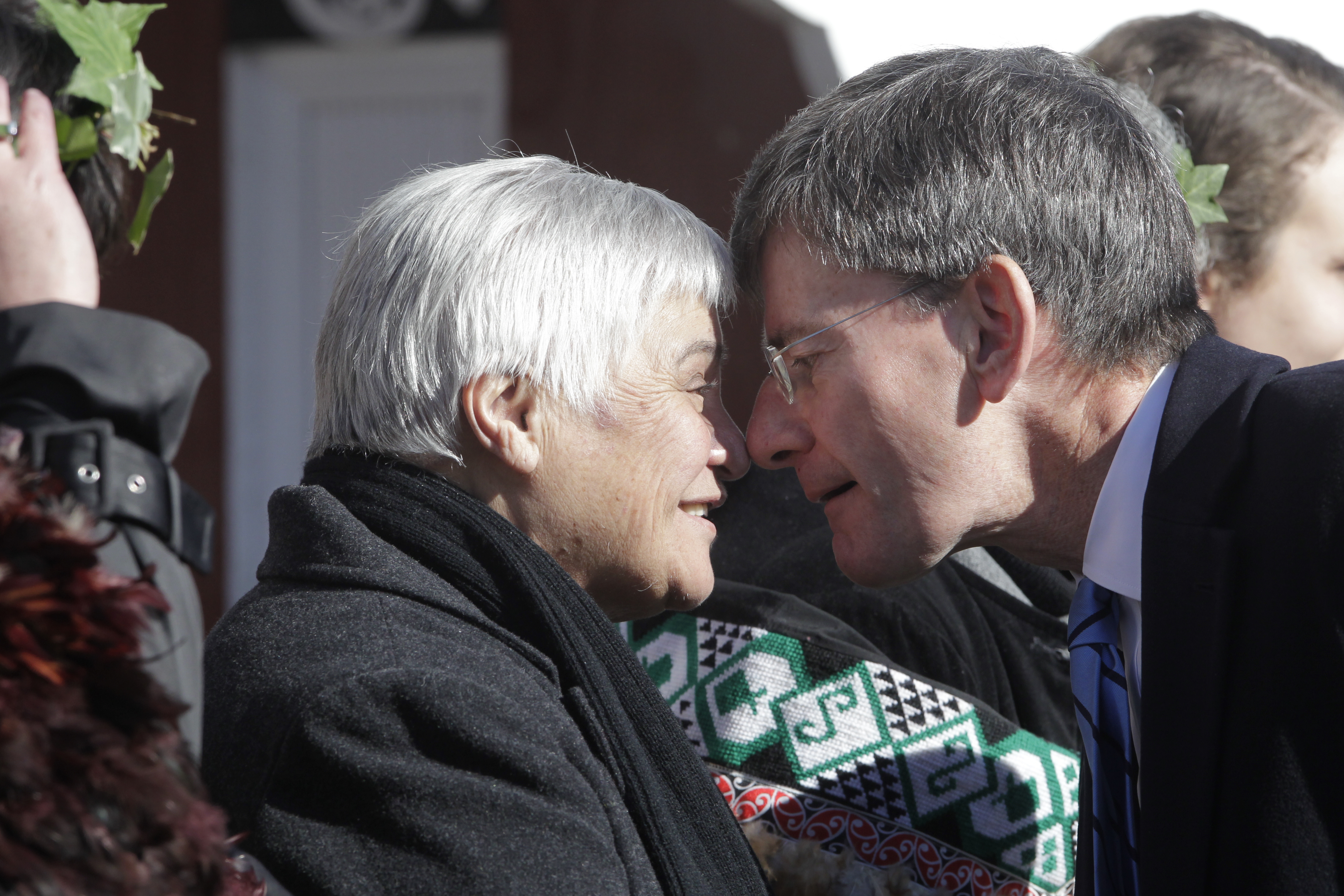 Dame Turia Tariana with Former Treaty of Waitangi Negotiations Minister Christopher Finlayson. Photo / Bevan Conley