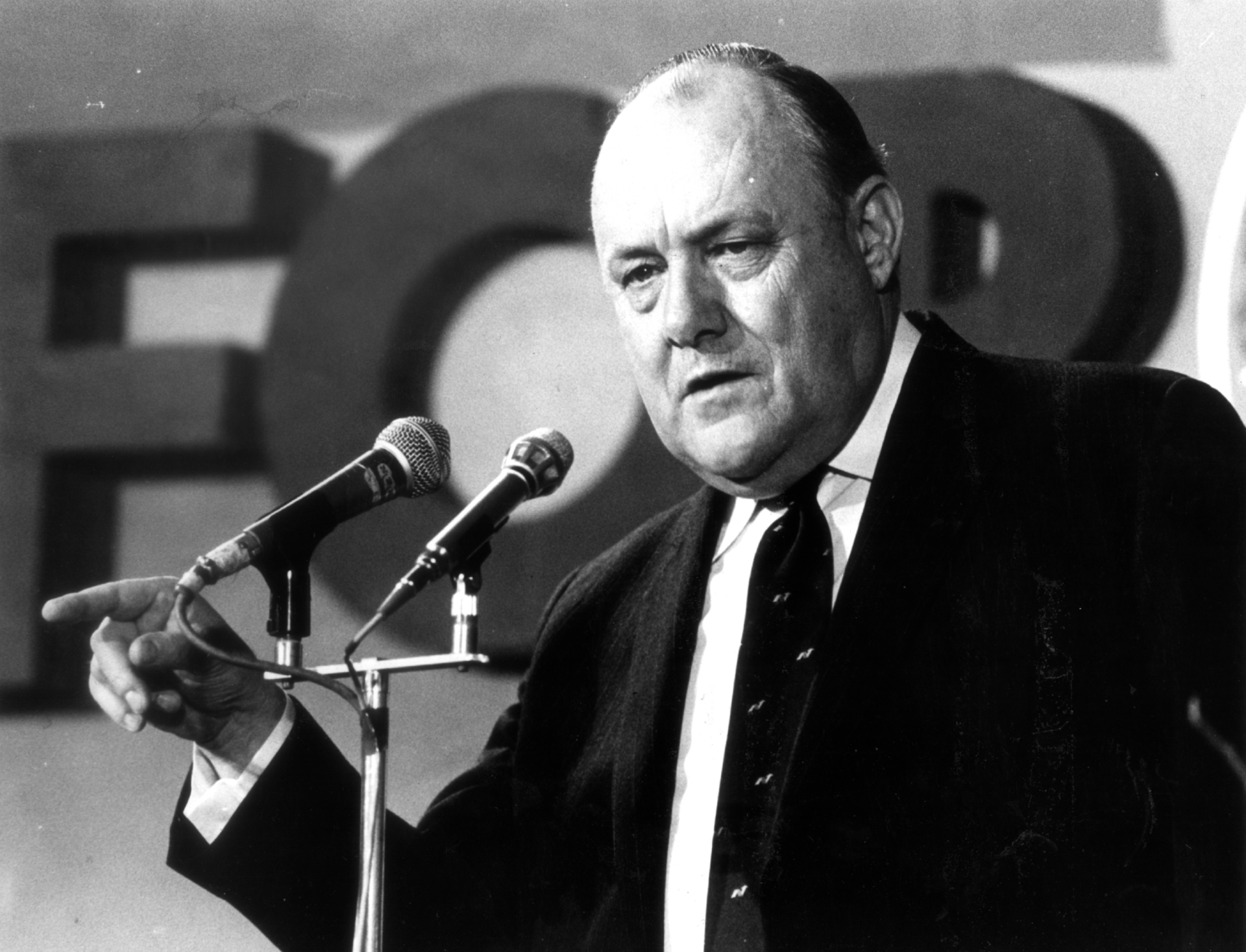 Prime Minister Sir Robert Muldoon used car-less days to conserve fuel. Photo / NZ Herald
