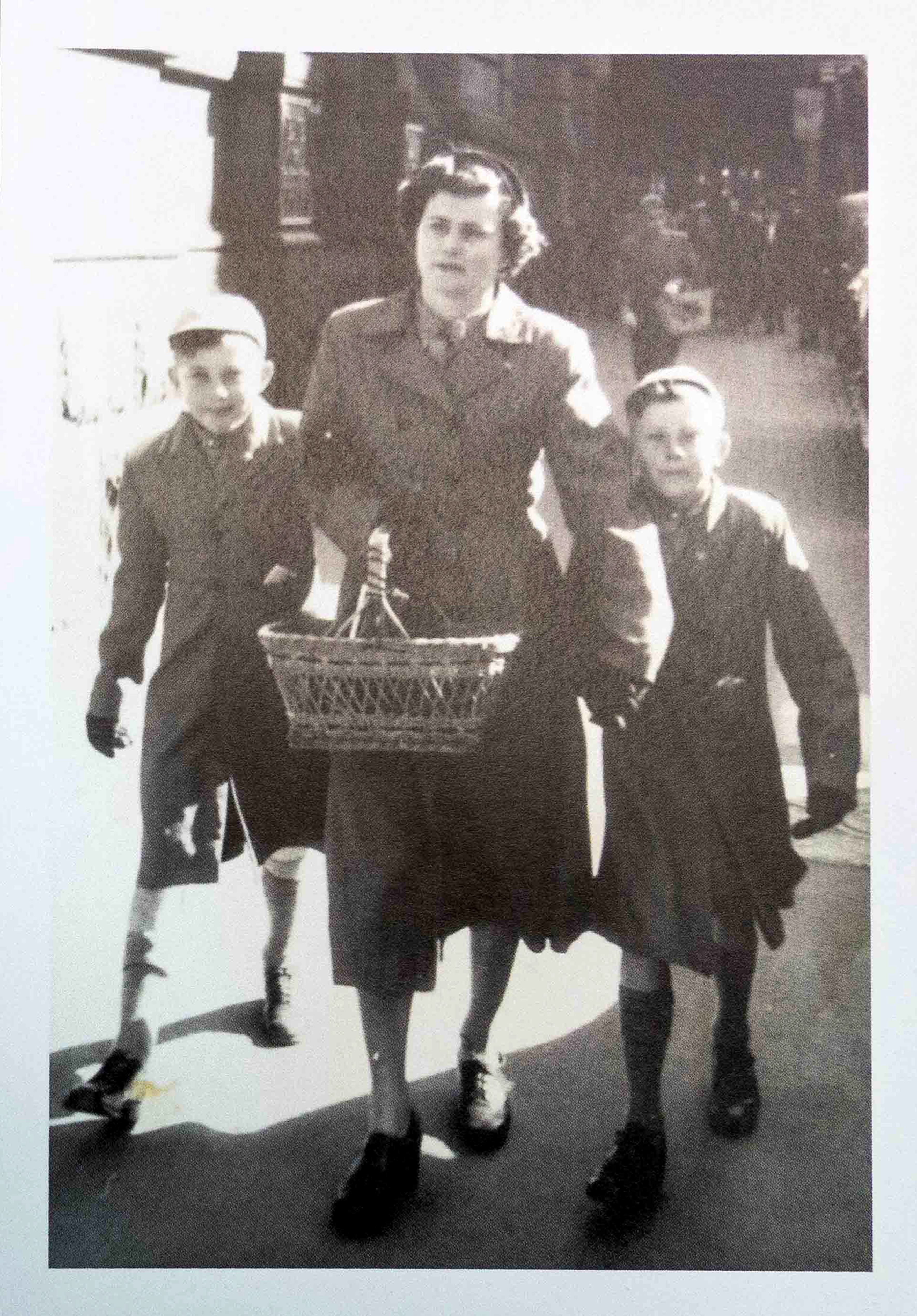 George, their mother May and Sir Paul Adams. Photo / Supplied