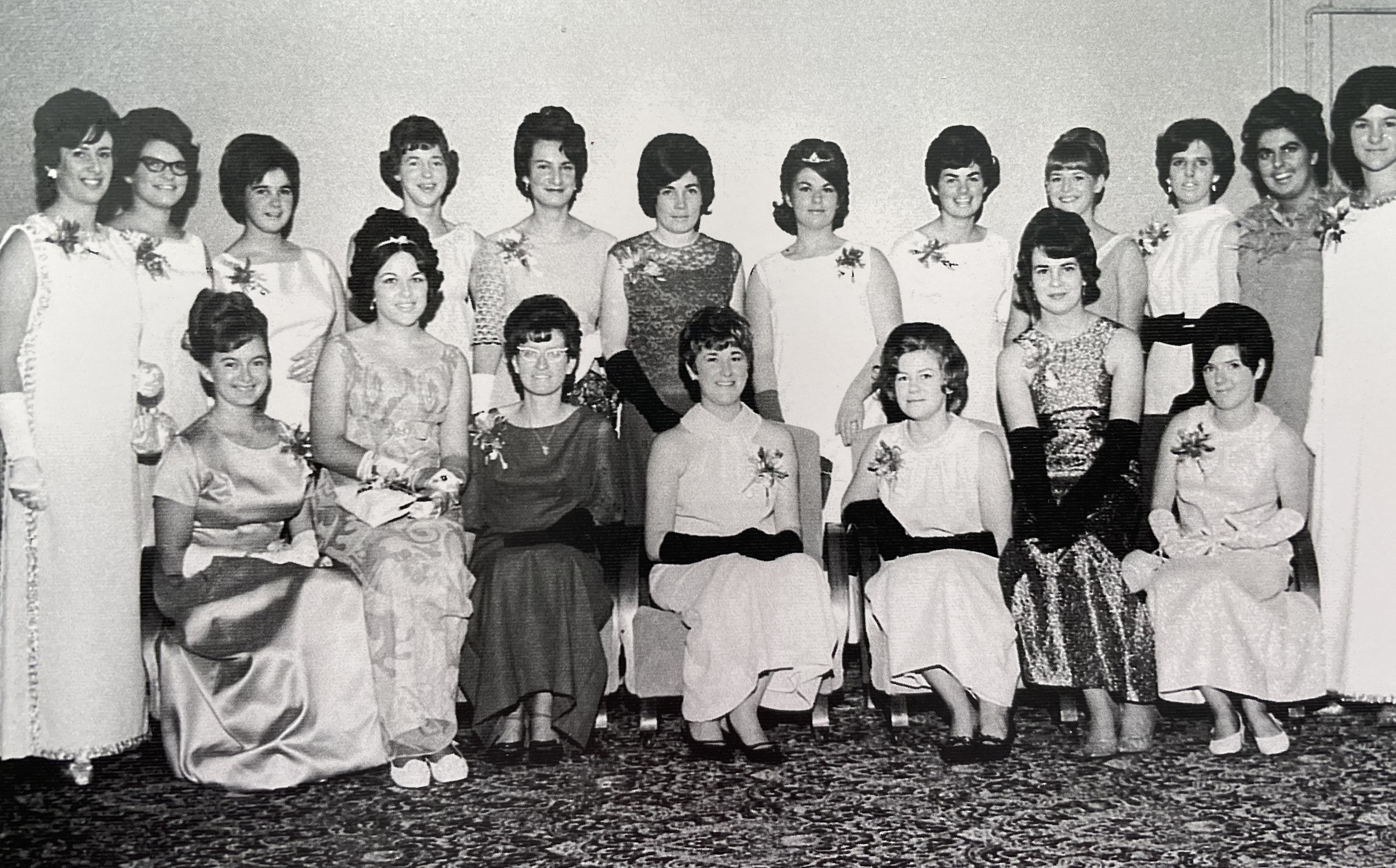 The class of 1968, when they graduated from their Whangārei nurses training after many started training around 17 years old. Sixty years later they reunited to reflect and reconnect on a career that brought many of them so much joy. Photo / Supplied