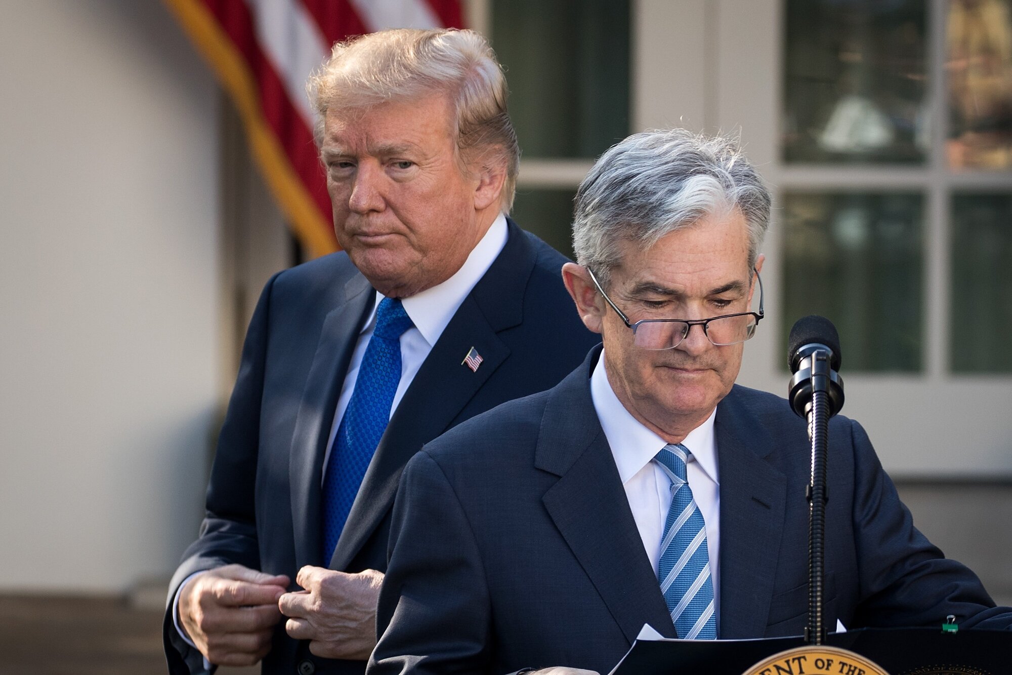 Donald Trump's tariffs risk undermining Jerome Powell's plans to protect the economy. Photo / Getty Images