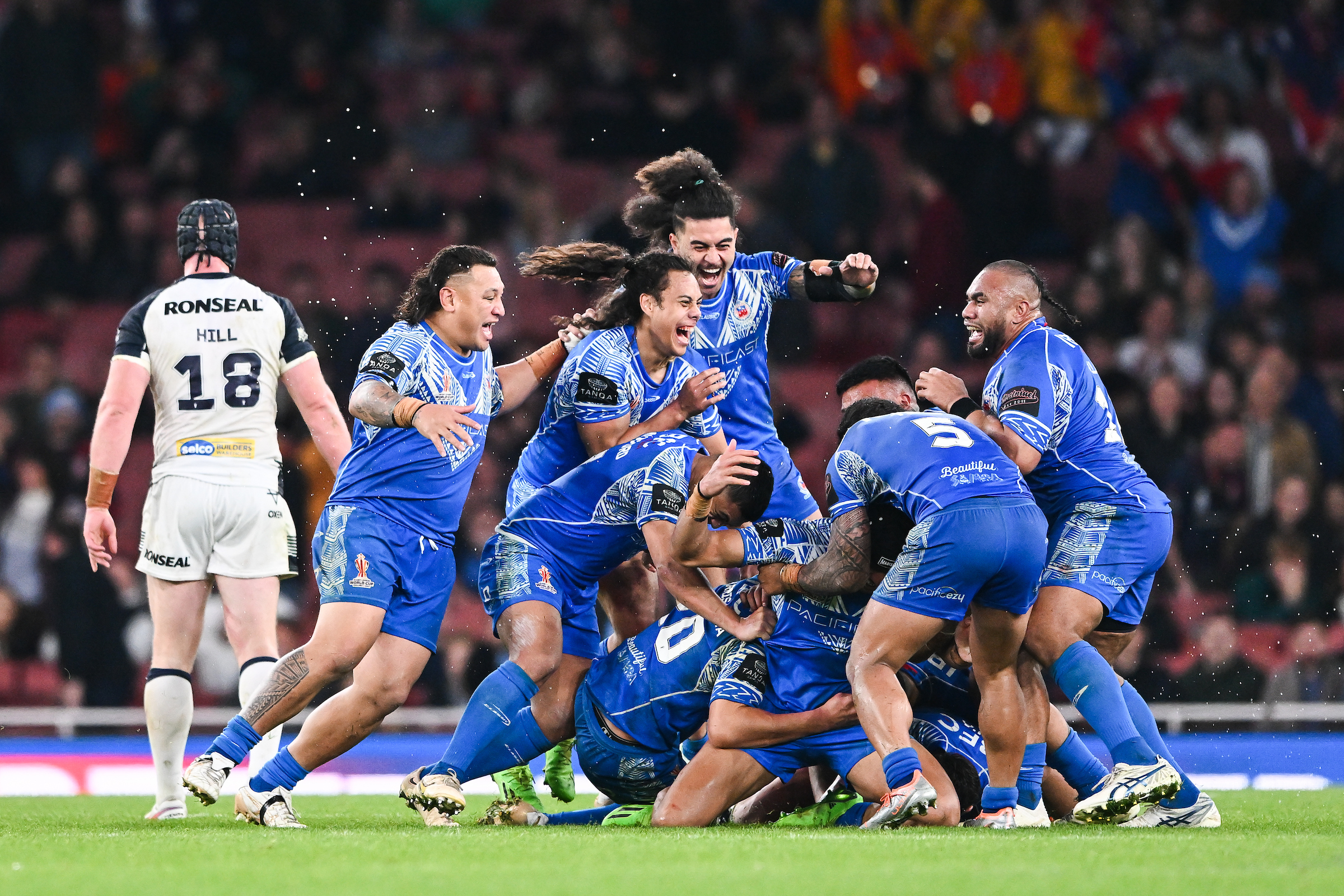 Rugby League World Cup Samoa shock England to reach final