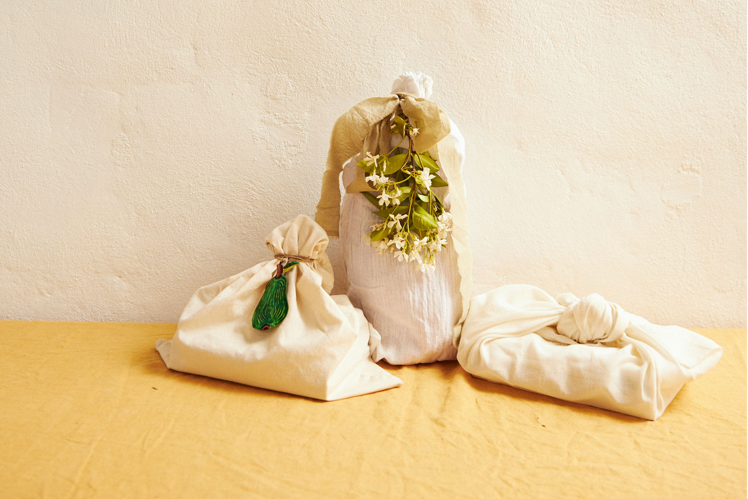 Put excess cotton totes to good use this festive season. Photo / Greta van der Star