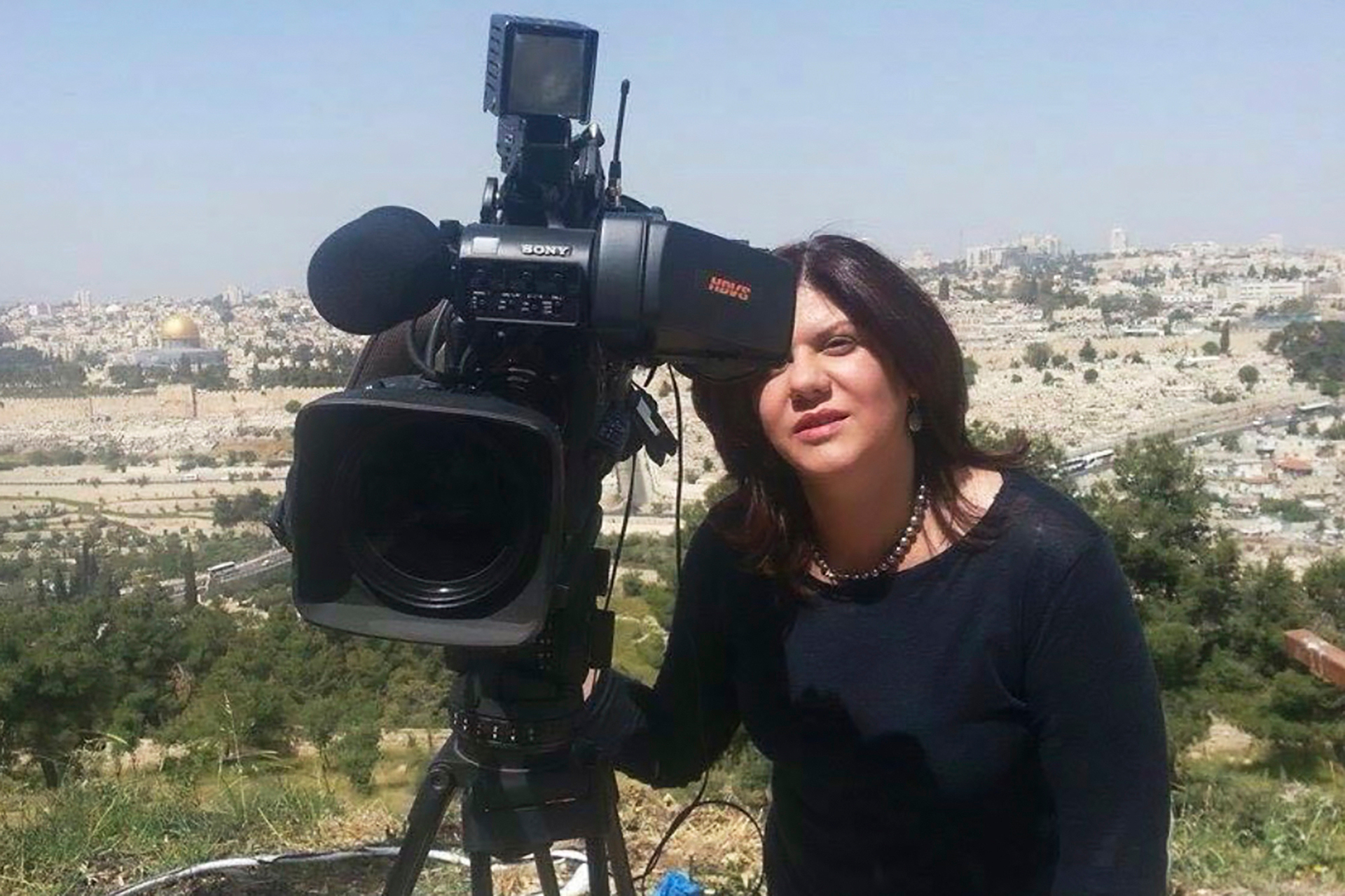 Veteran Al Jazeera journalist Shireen Abu Akleh. Photo / AP