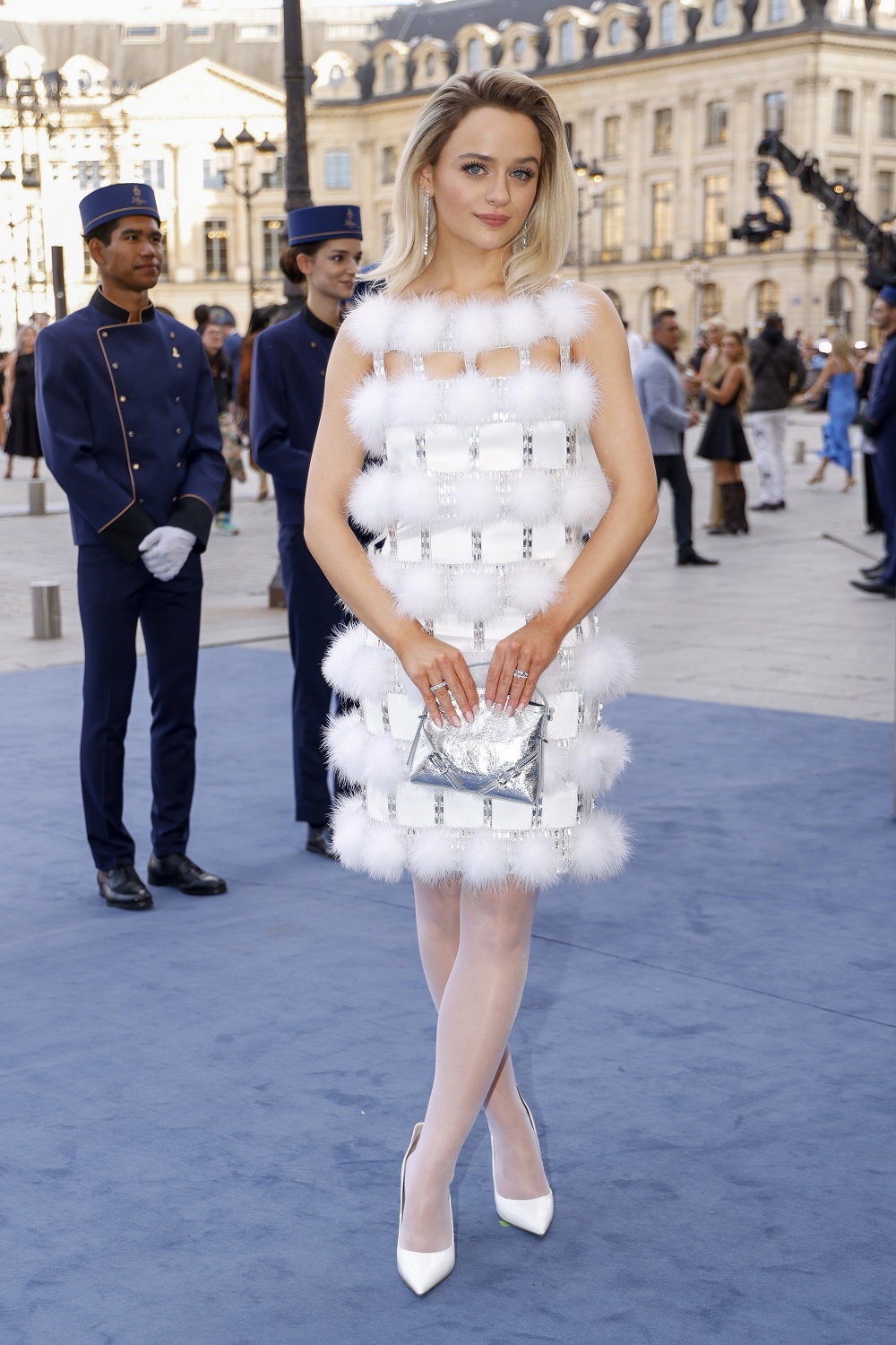 Joey King arrives at Vogue World Paris. Photo / AP