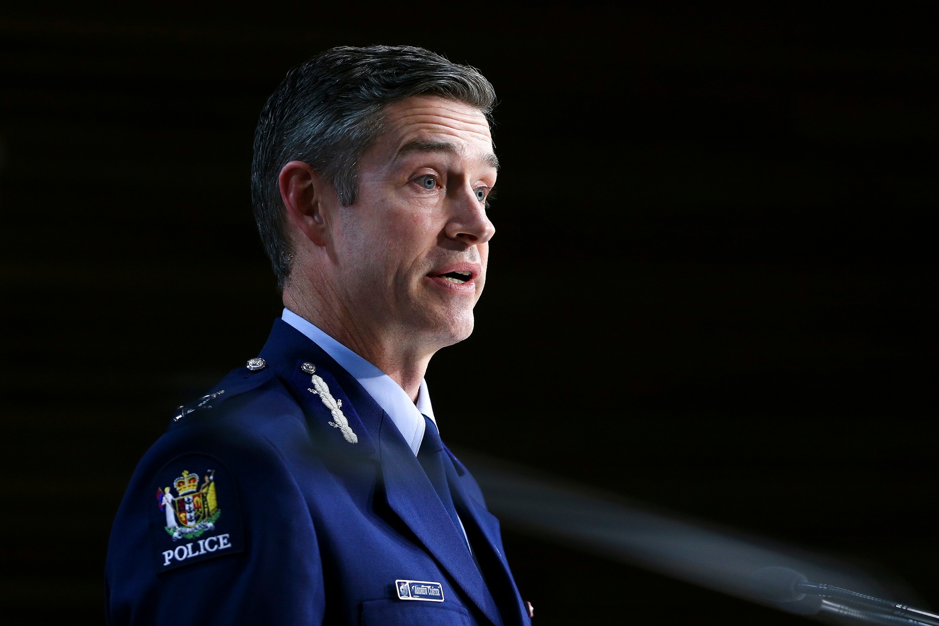 Police Commissioner Andy Coster announced a plan to go after guns and organised crime in February. Photo / Mark Mitchell