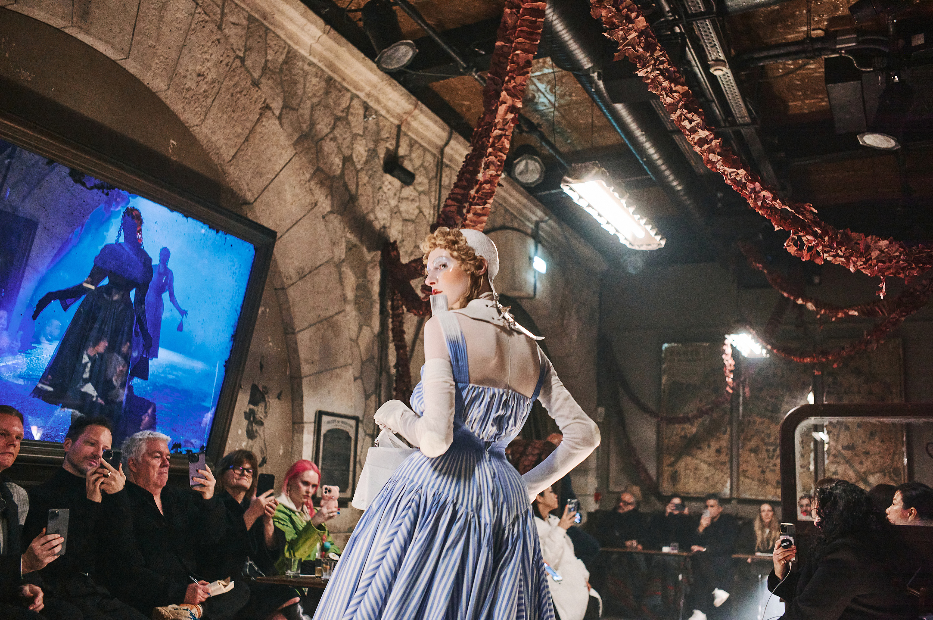 A look from the Maison Margiela haute couture show in Paris in January. John Galliano's couture collection for Maison Margiela in January captivated fashion observers. Photo / Simbarashe Cha, The New York Times