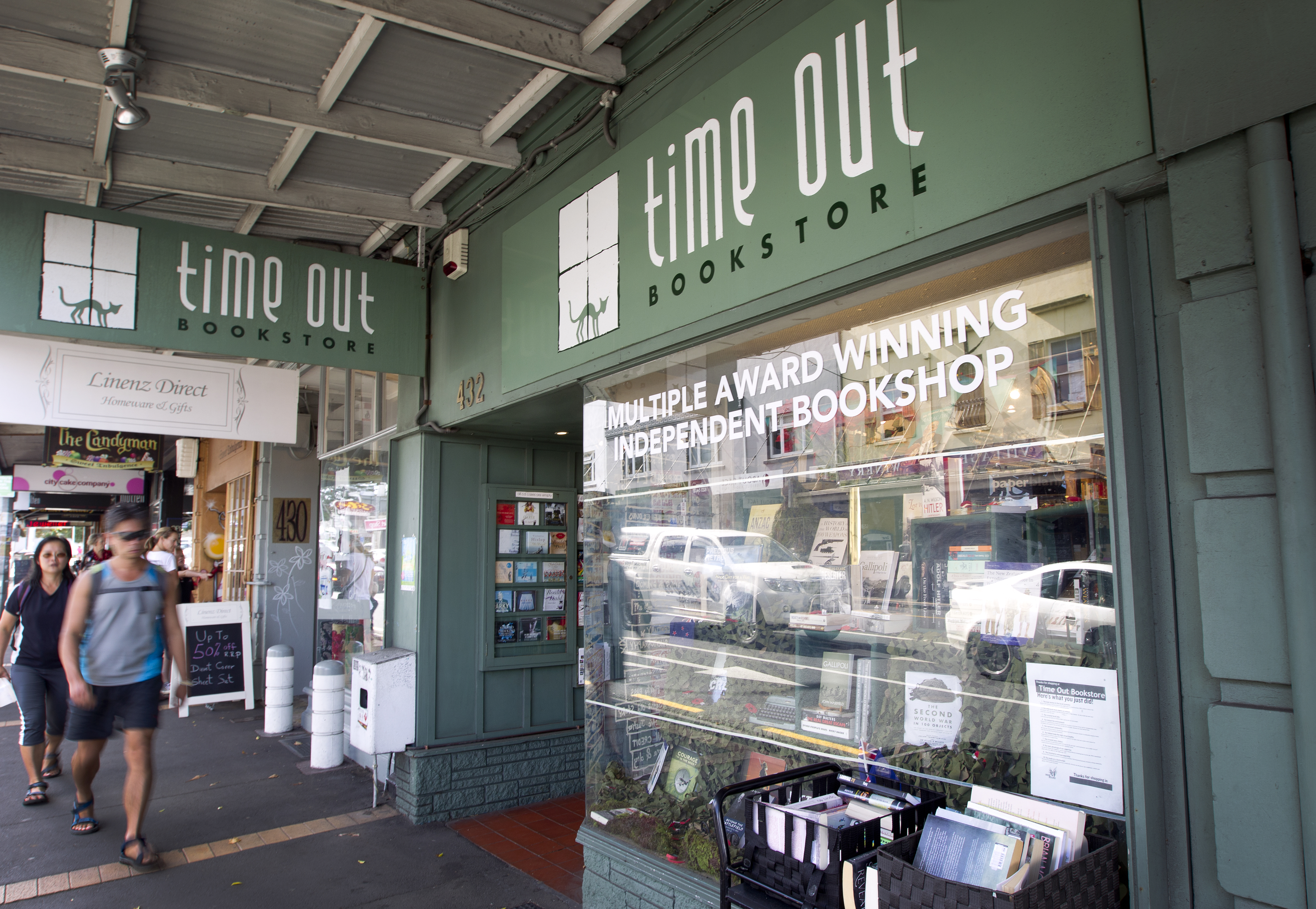Time Out Bookstore shopfront