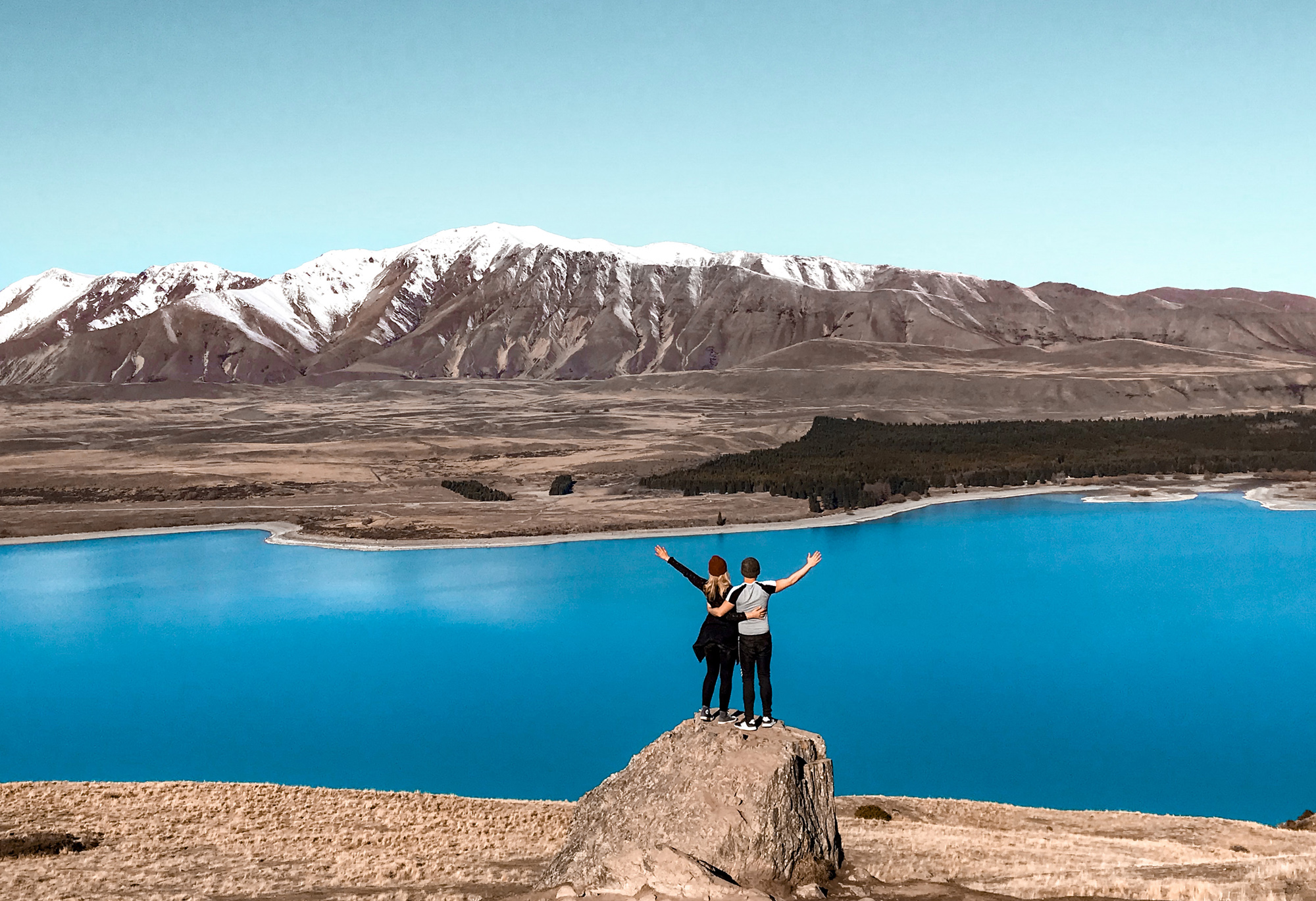 Enjoy a special coffee at Lake Tekapo's Astro Cafe. Photo / The Flains Travel